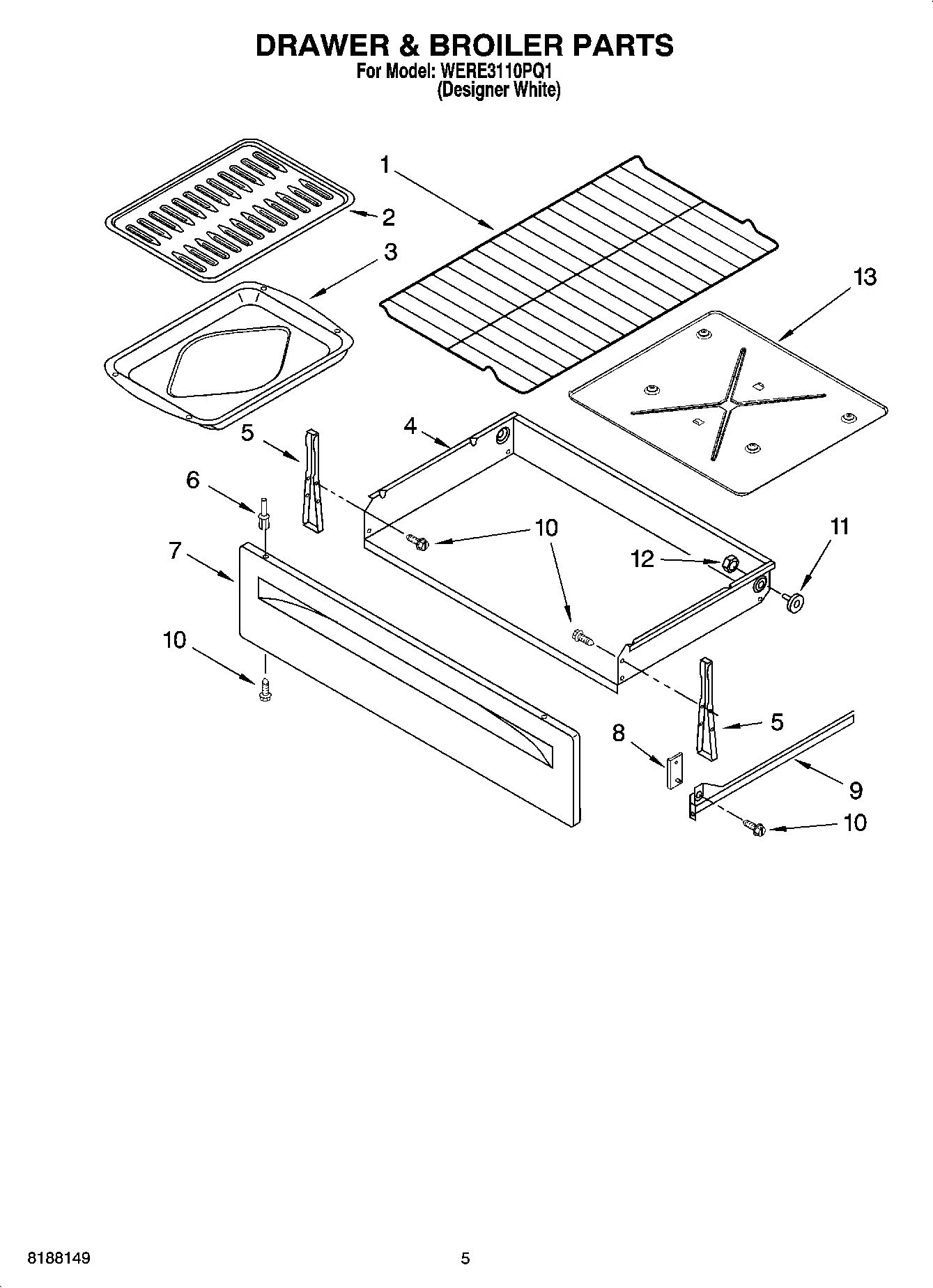 04 - DRAWER & BROILER PARTS