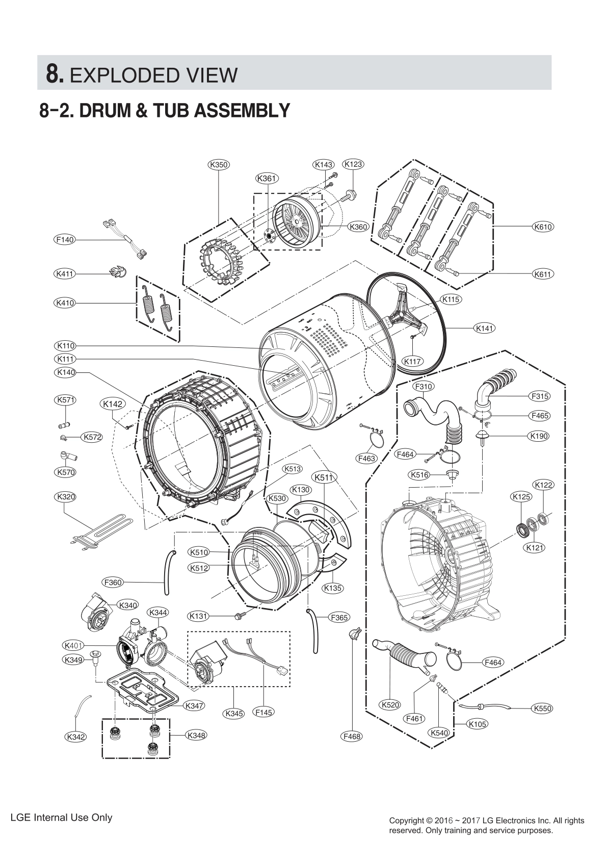 DRUM & TUB ASSEMBLY