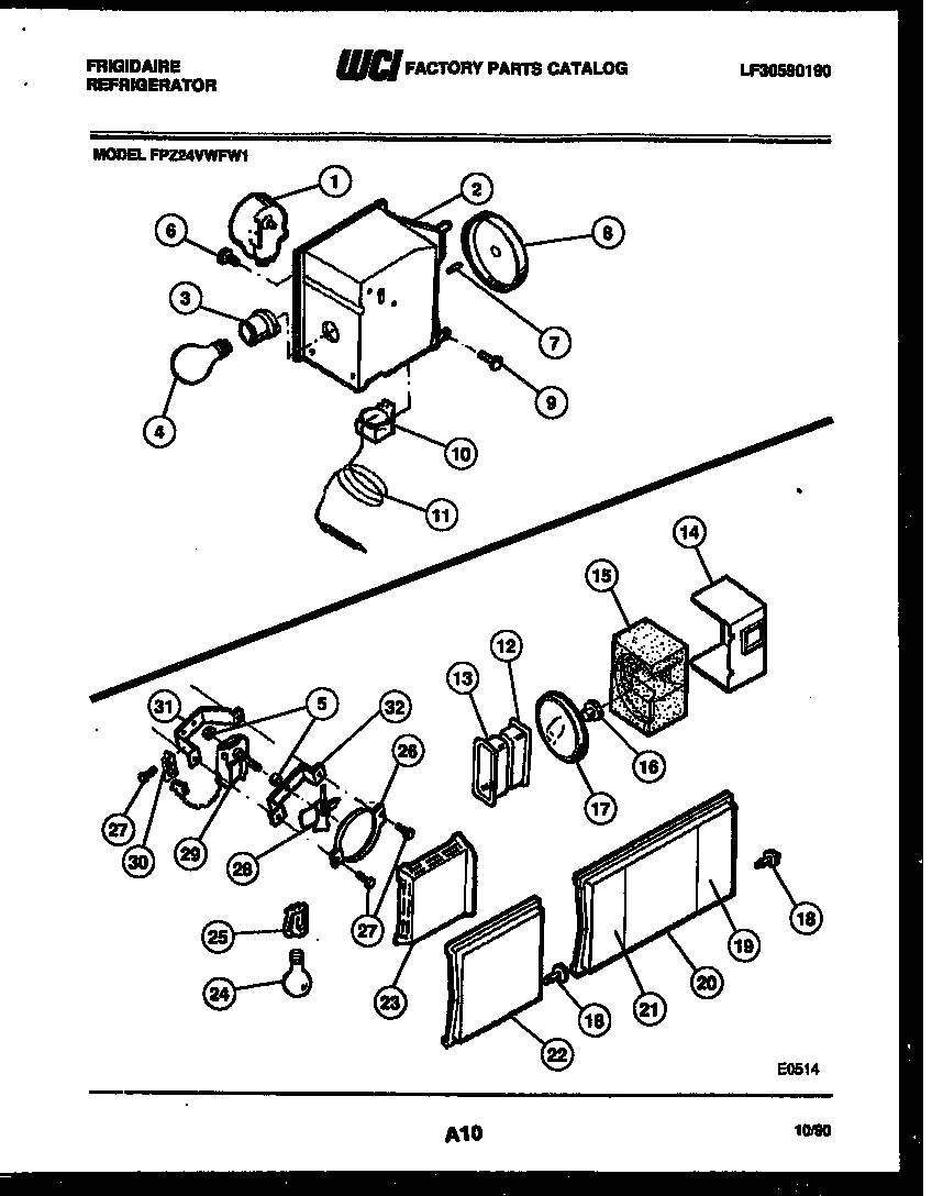 06 - REFRIGERATOR CONTROL ASSEMBLY, DAMP