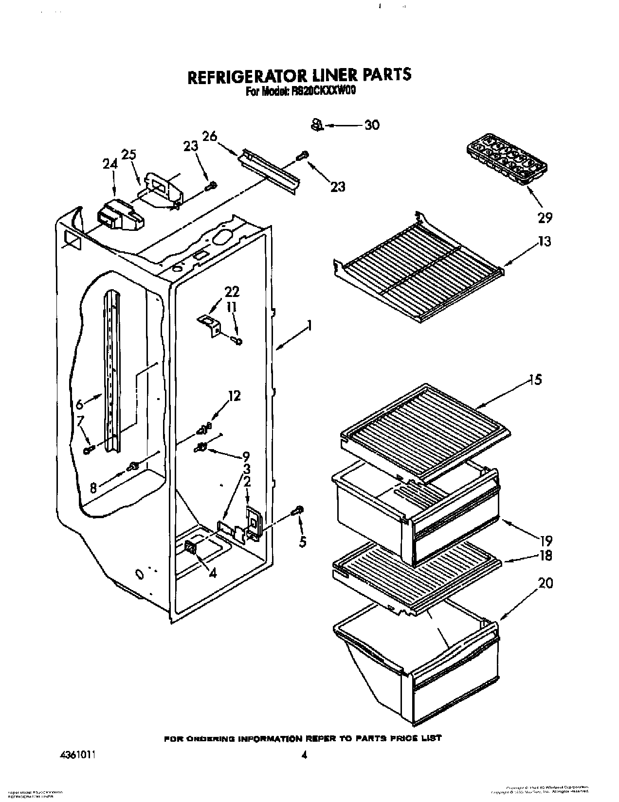 03 - REFRIGERATOR LINER