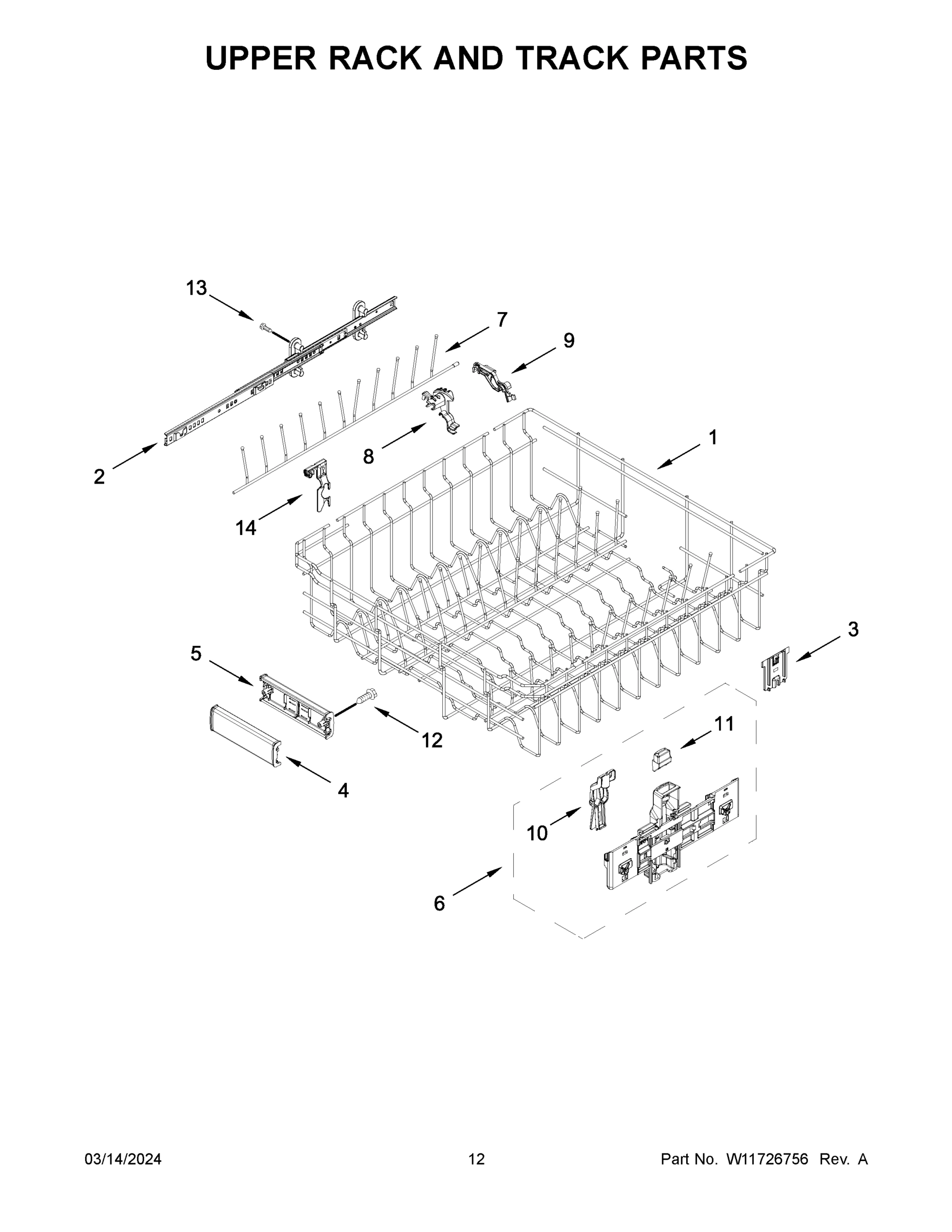 07 - UPPER RACK AND TRACK PARTS