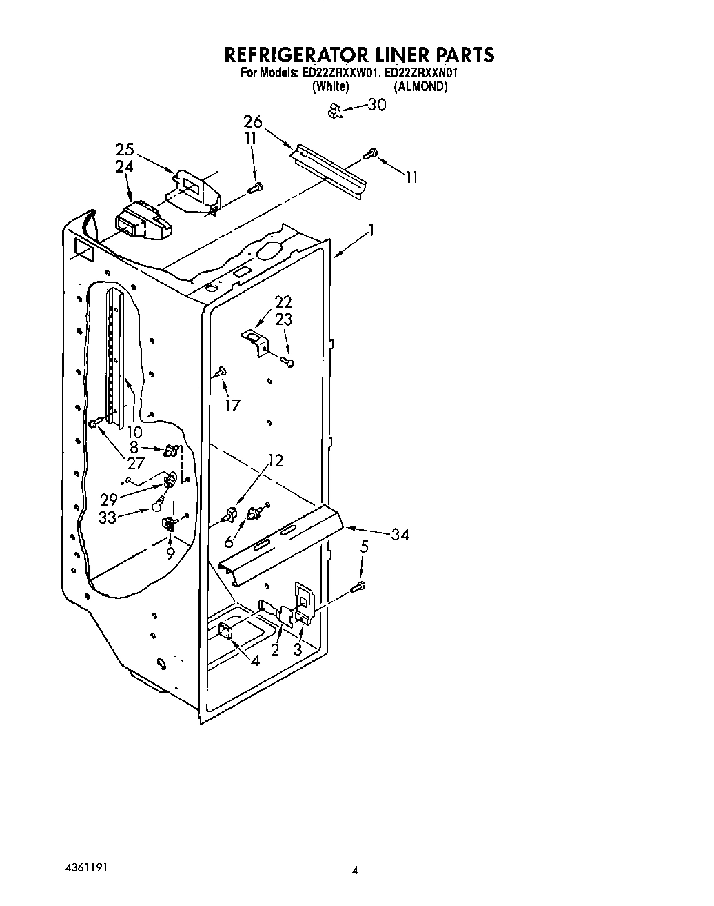 03 - REFRIGERATOR LINER
