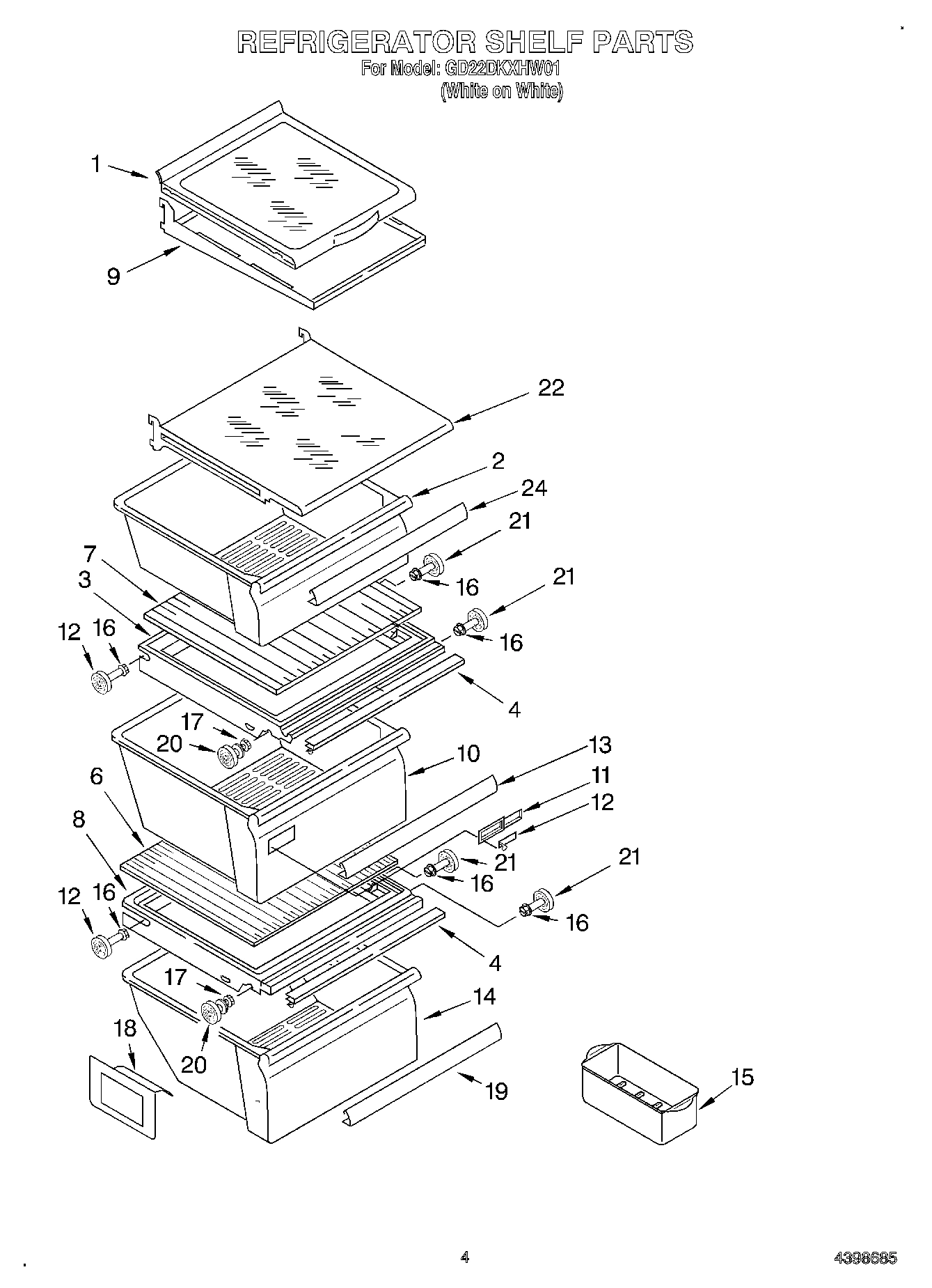03 - REFRIGERATOR SHELF