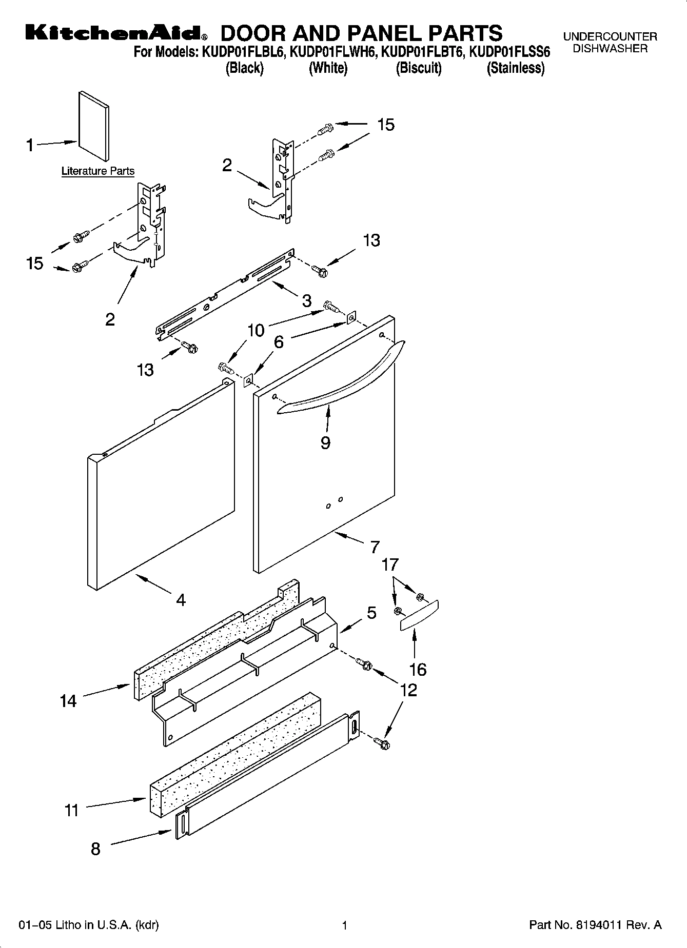 01 - DOOR AND PANEL PARTS