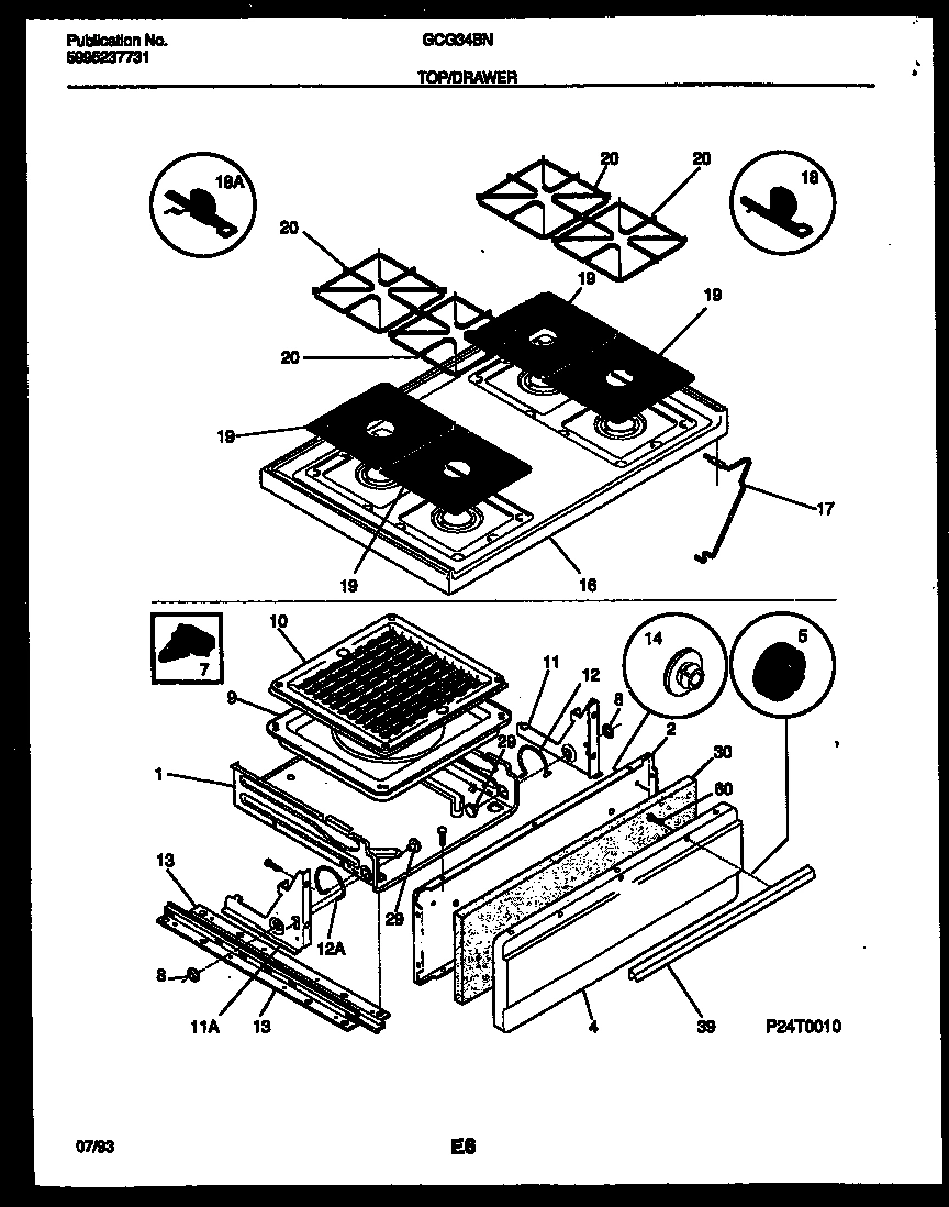 05 - COOKTOP AND BROILER PARTS