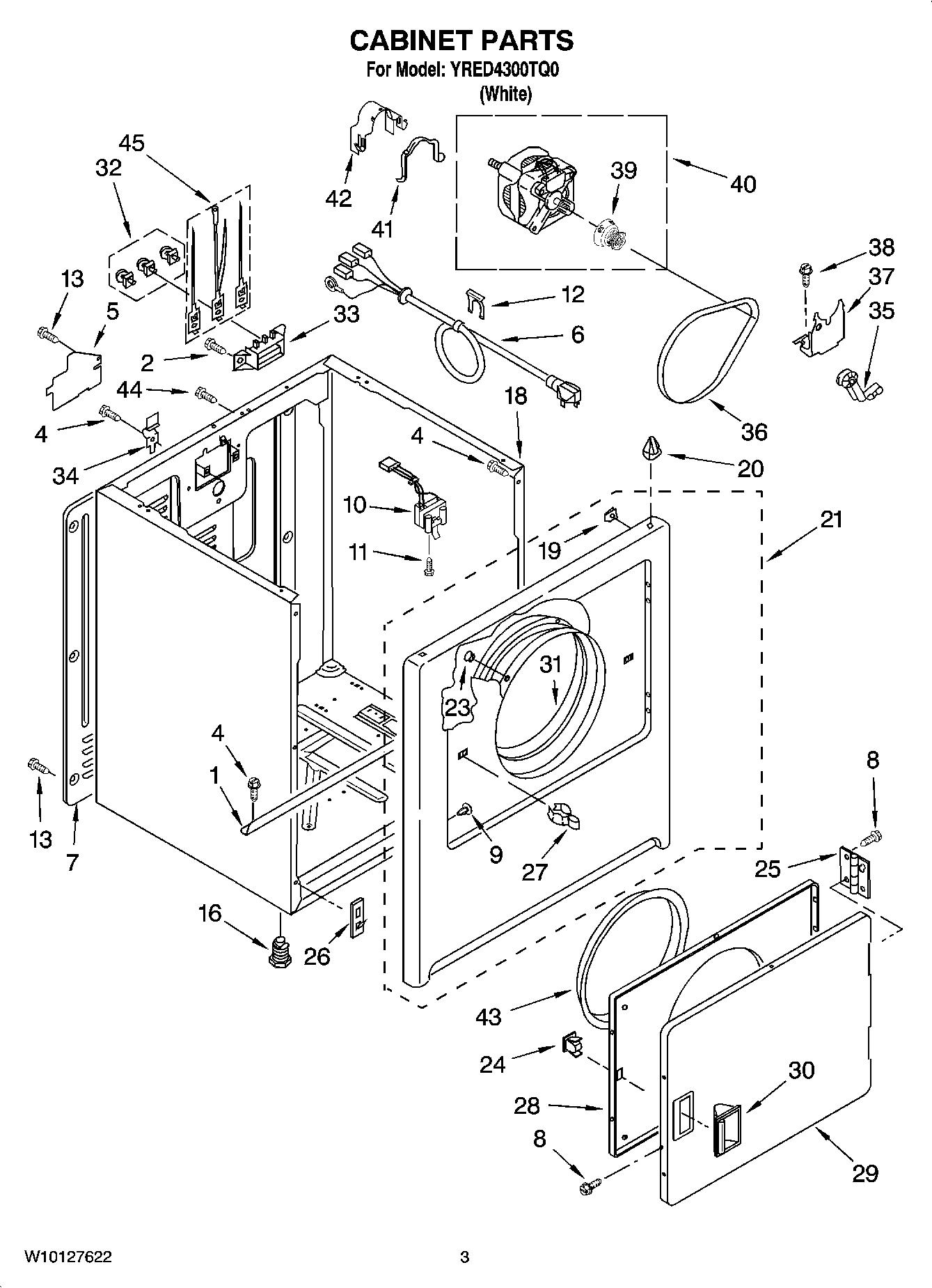 02 - CABINET PARTS