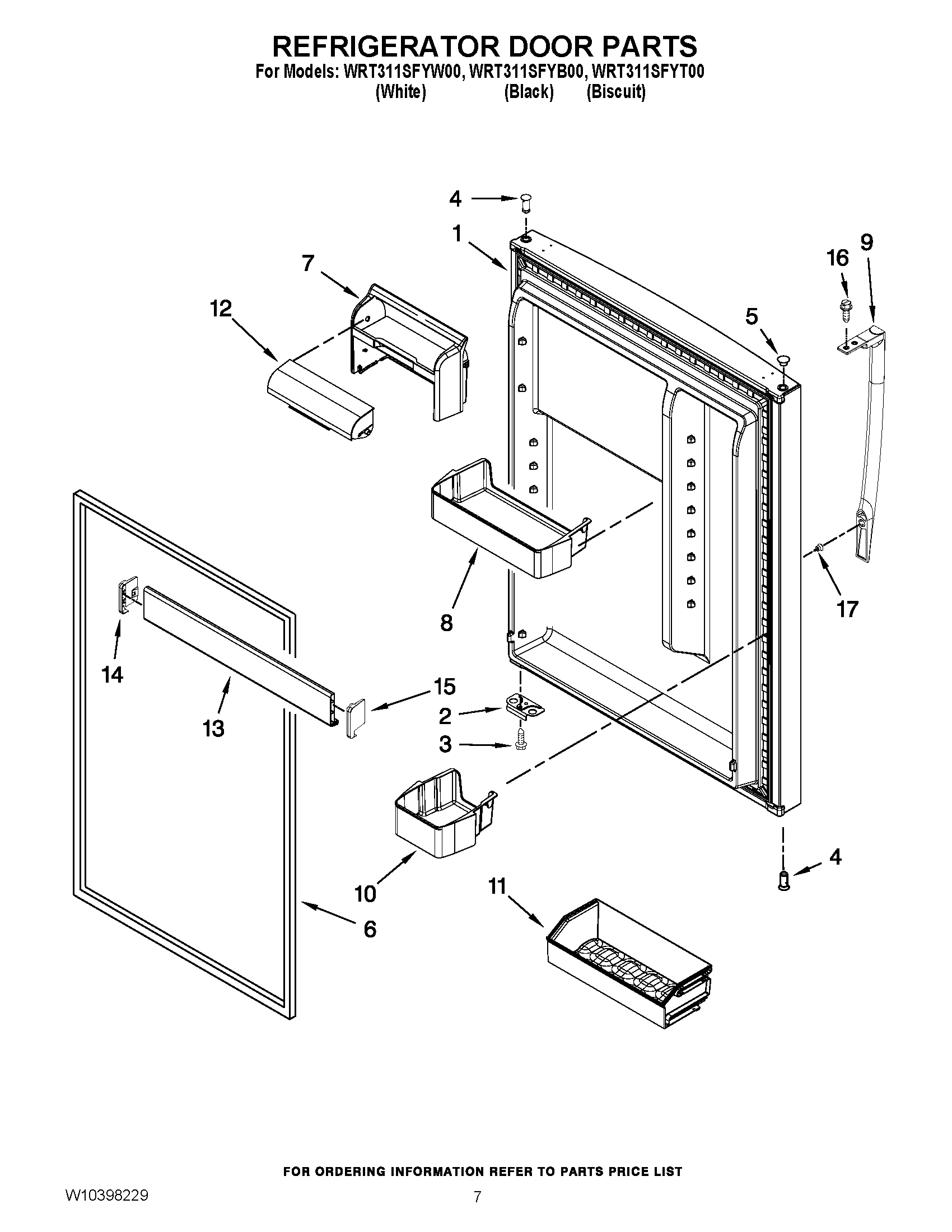 05 - REFRIGERATOR DOOR PARTS