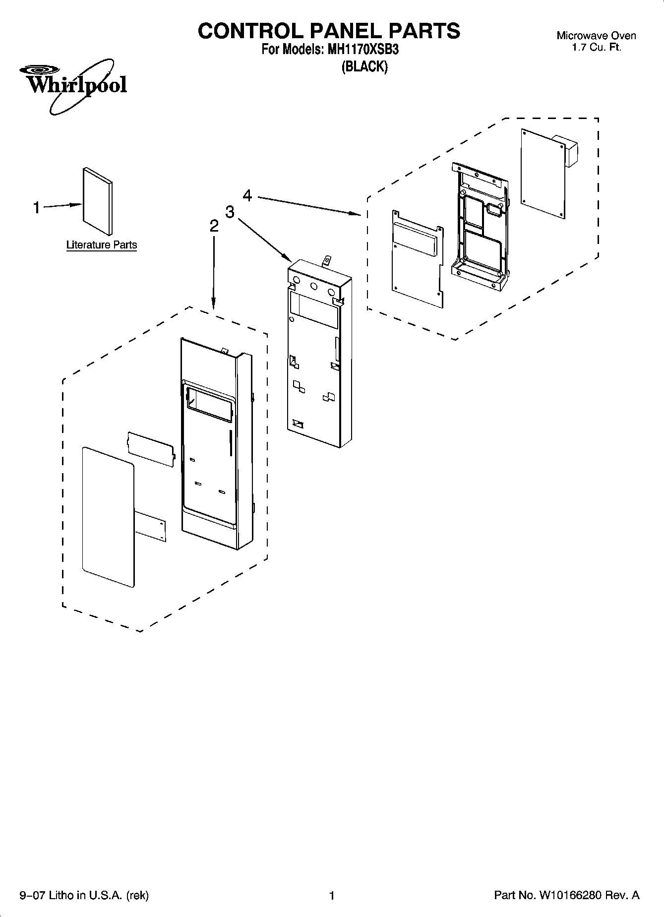 01 - CONTROL PANEL PARTS