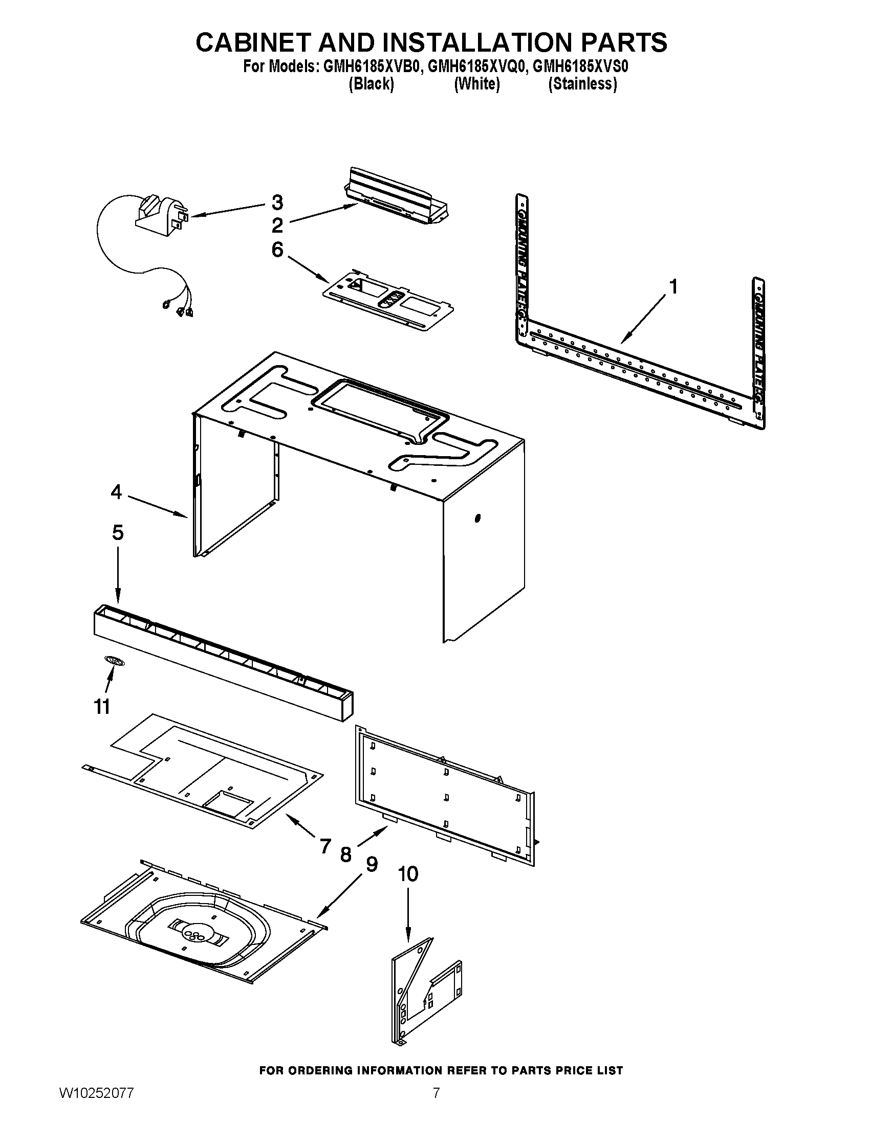 06 - CABINET AND INSTALLATION PARTS