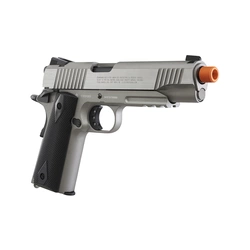 Elite Force 1911 TAC Stainless Finish CO2 Powered Blowback Airsoft Pistol