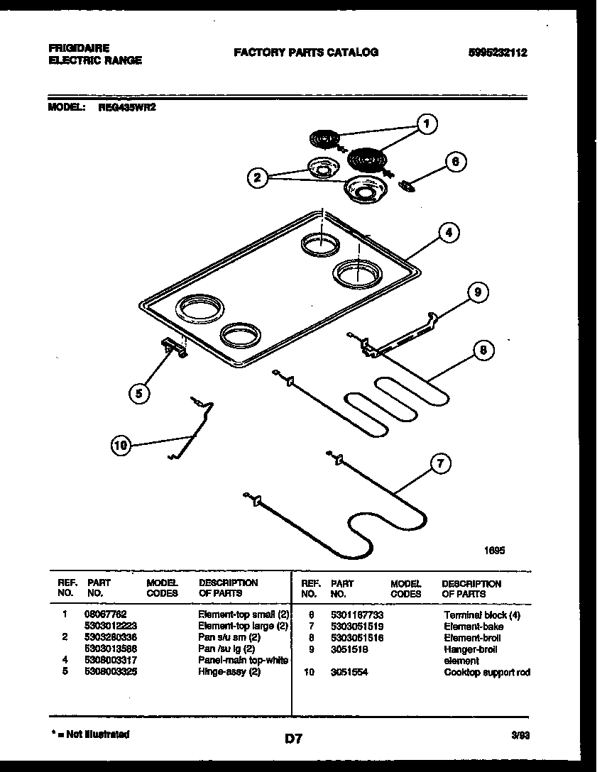 03 - COOKTOP AND BROILER PARTS