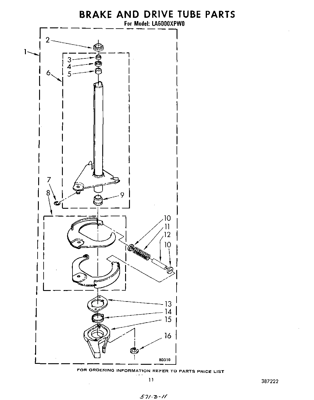 09 - BRAKE AND DRIVE TUBE