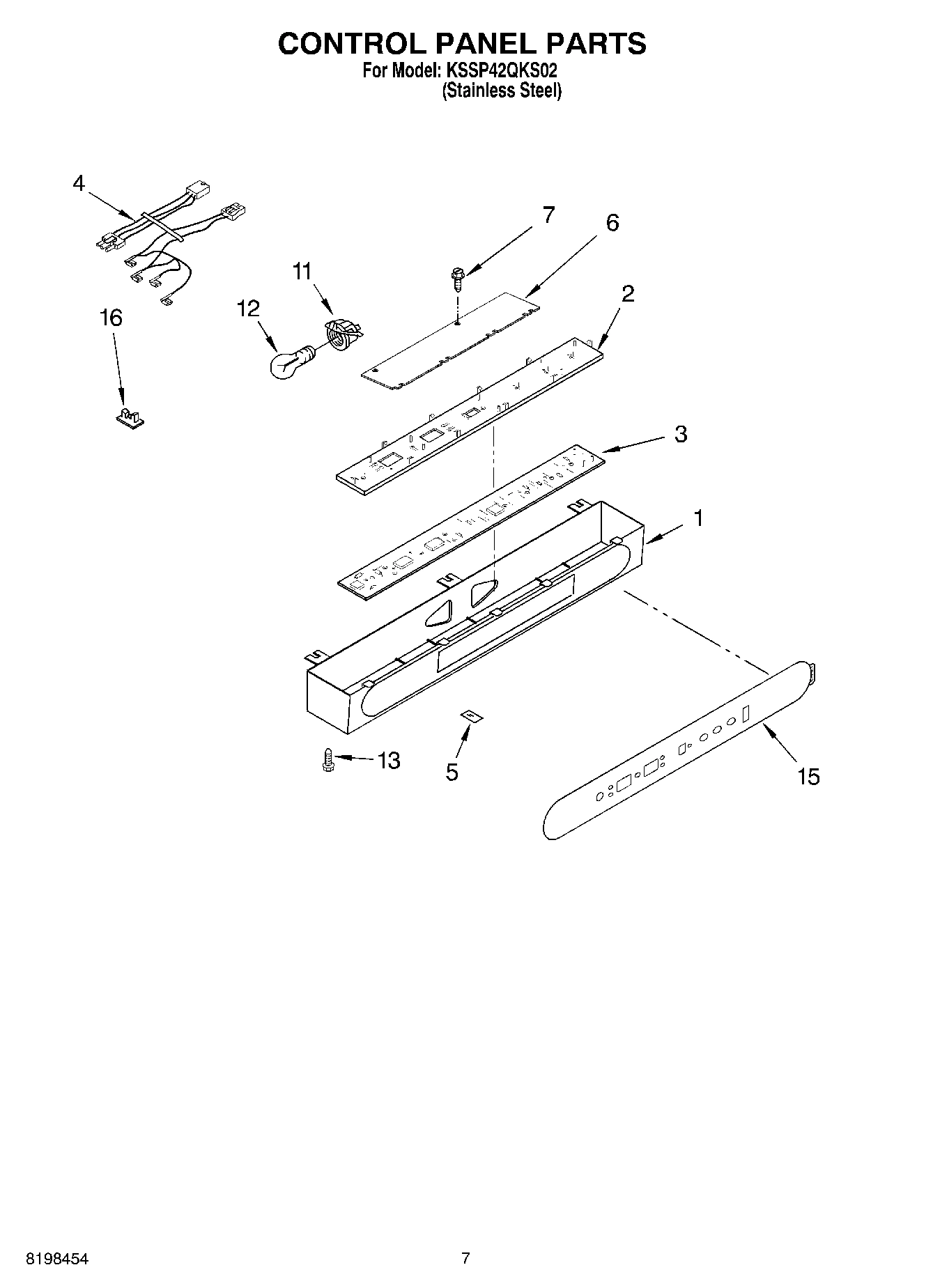 05 - CONTROL PANEL PARTS
