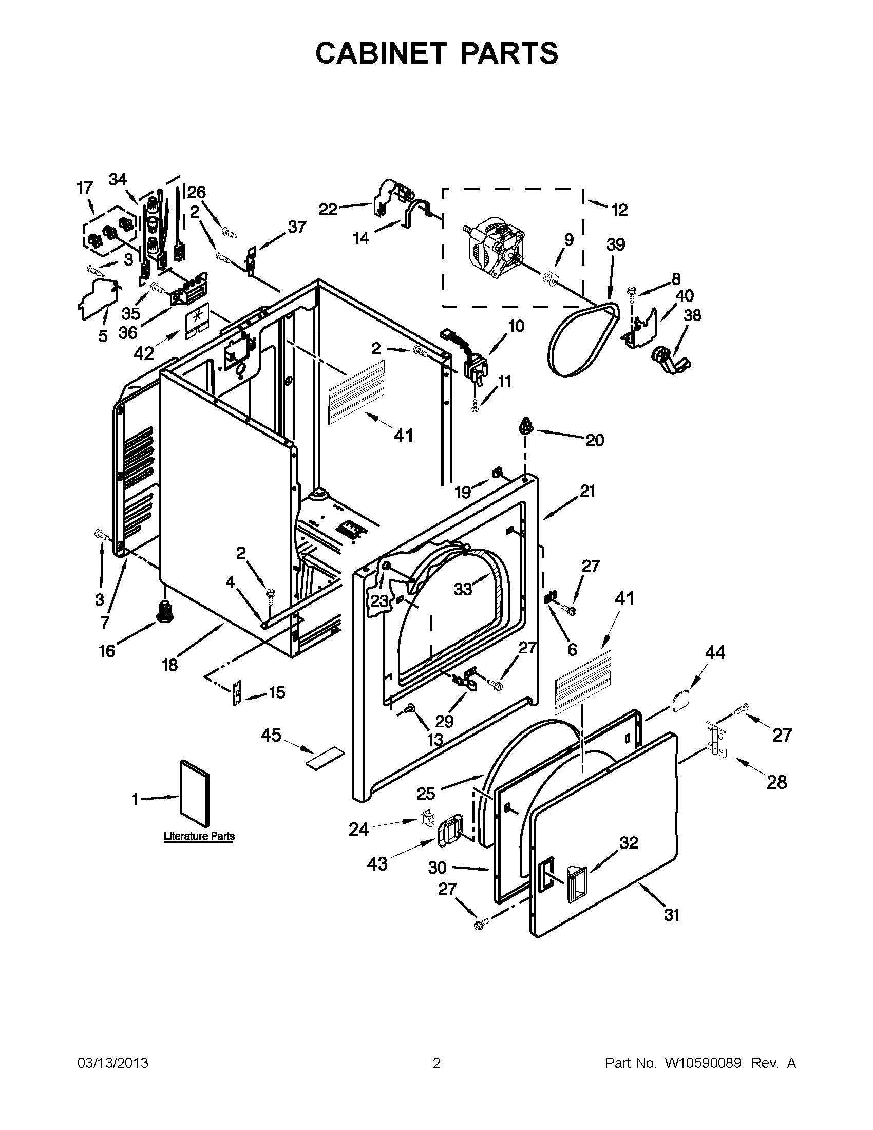 01 - CABINET PARTS