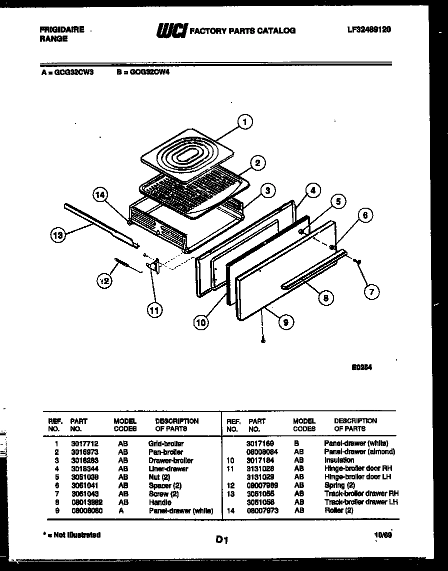05 - BROILER DRAWER PARTS