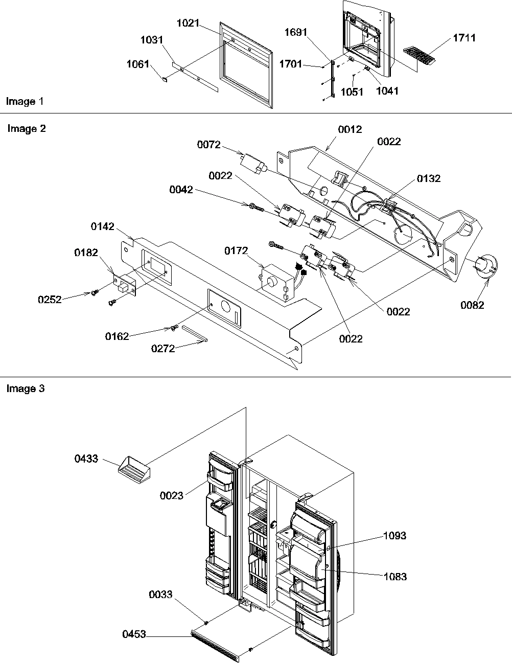 05 - Facade Dispenser Cover, Elec Brkt Assy