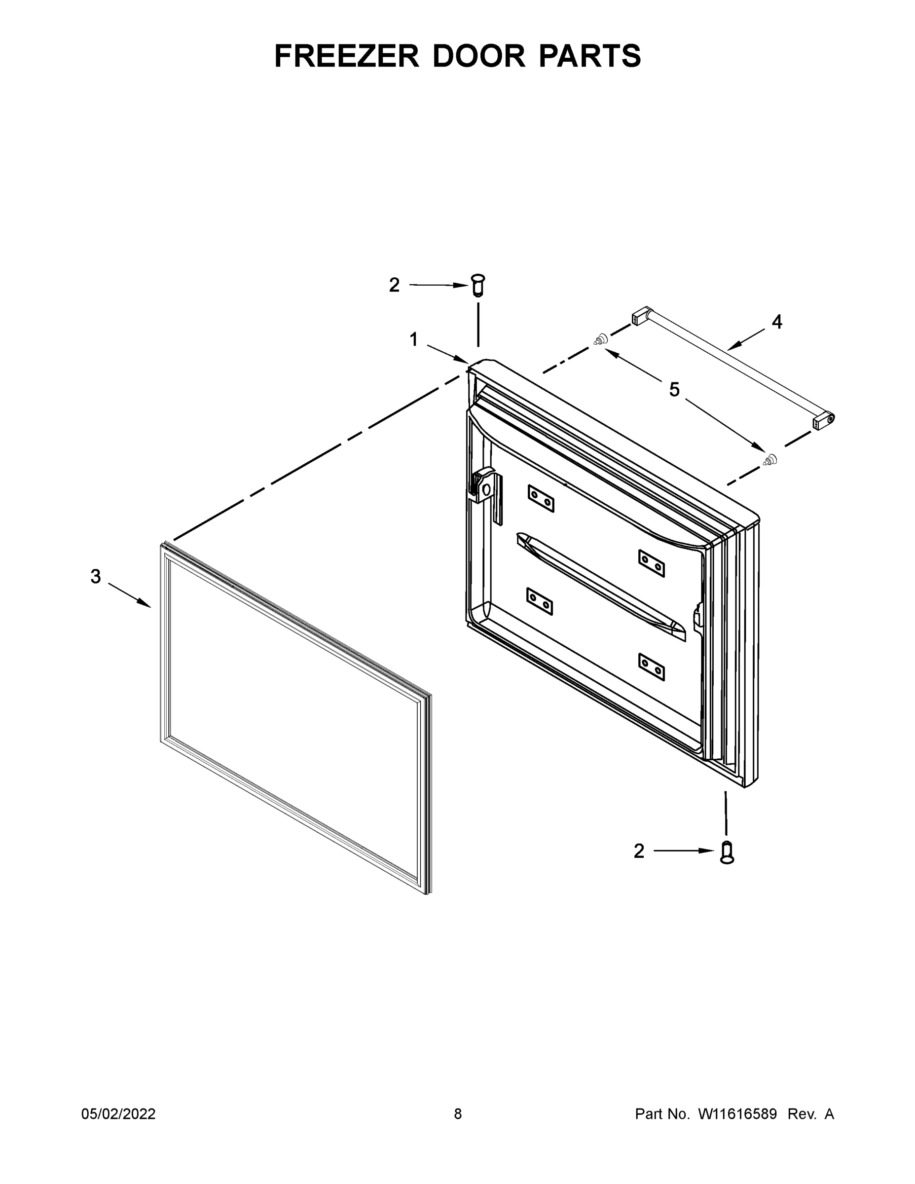 05 - FREEZER DOOR PARTS