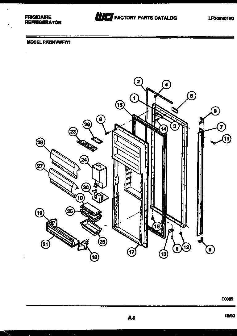 03 - REFRIGERATOR DOOR PARTS