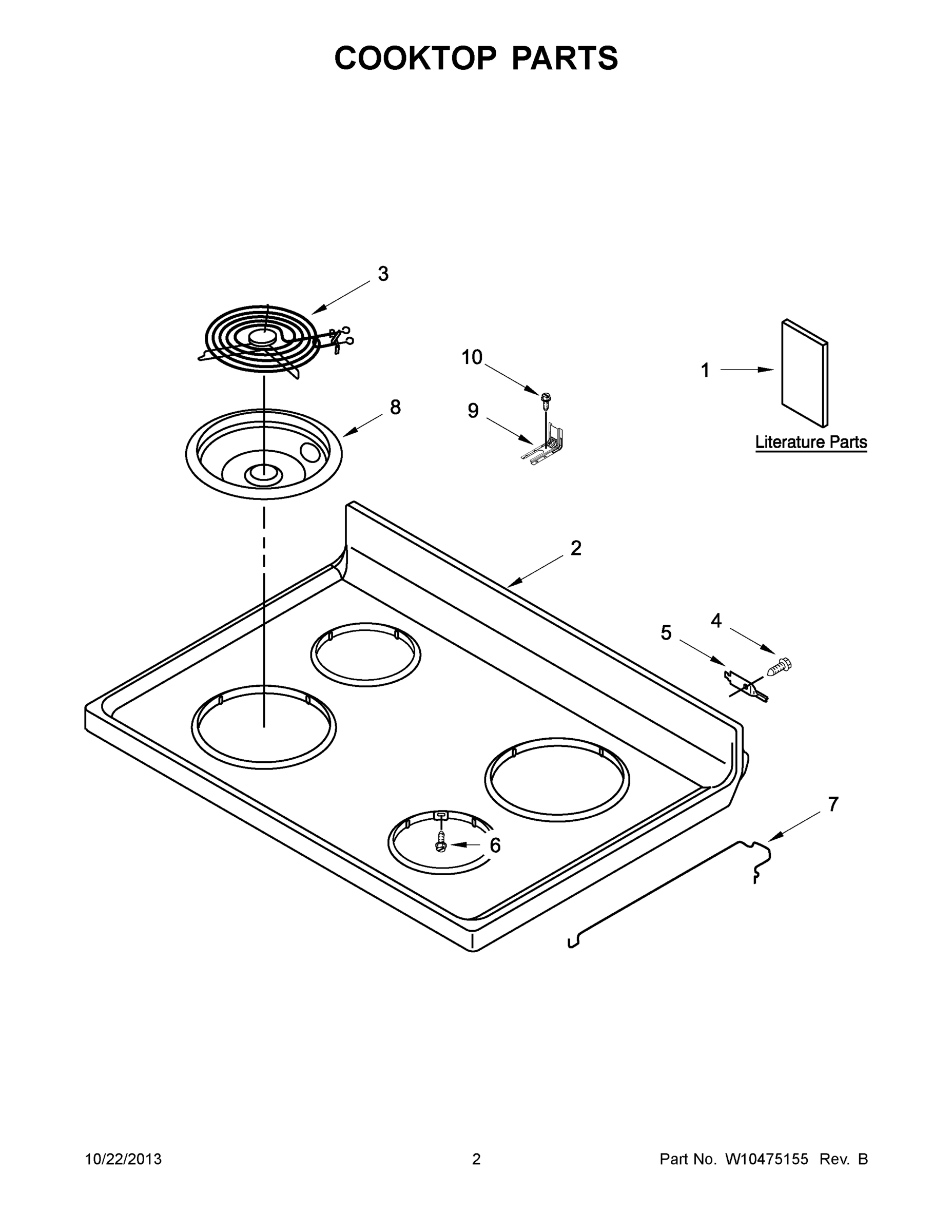 02 - COOKTOP PARTS