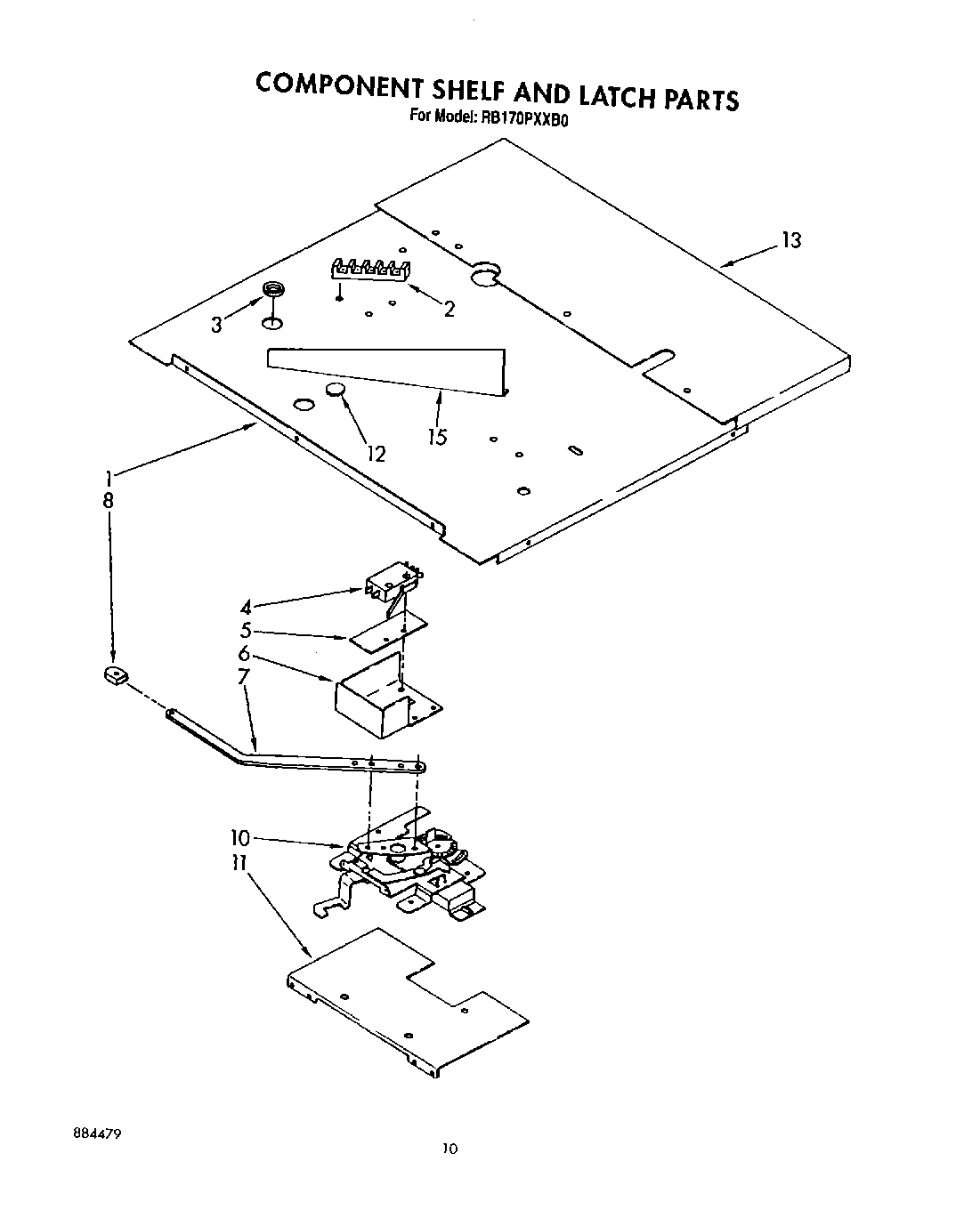 07 - COMPONENT SHELF AND LATCH