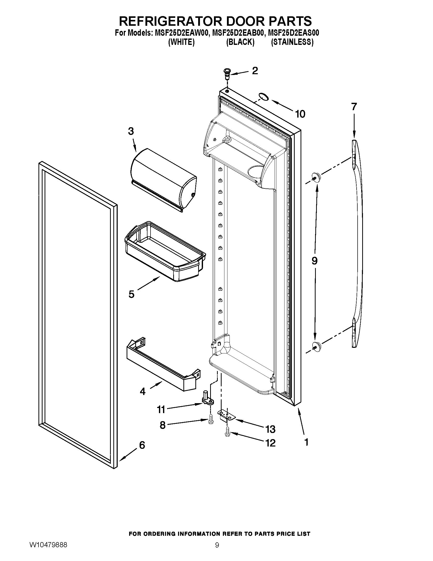 06 - REFRIGERATOR DOOR PARTS
