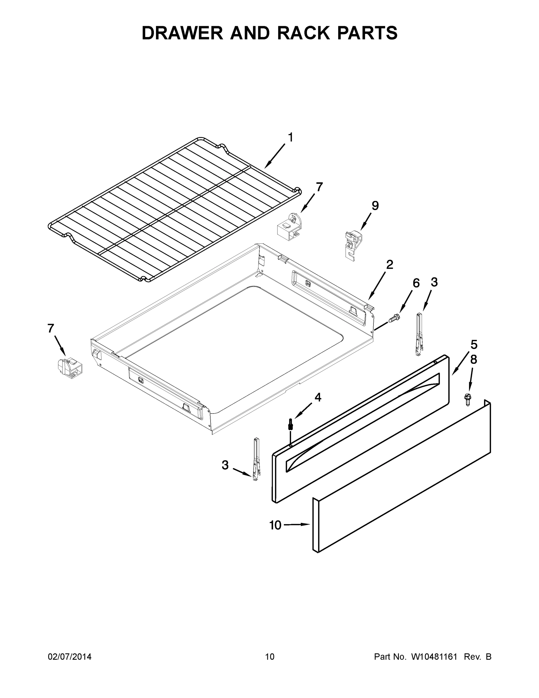 06 - DRAWER AND RACK PARTS