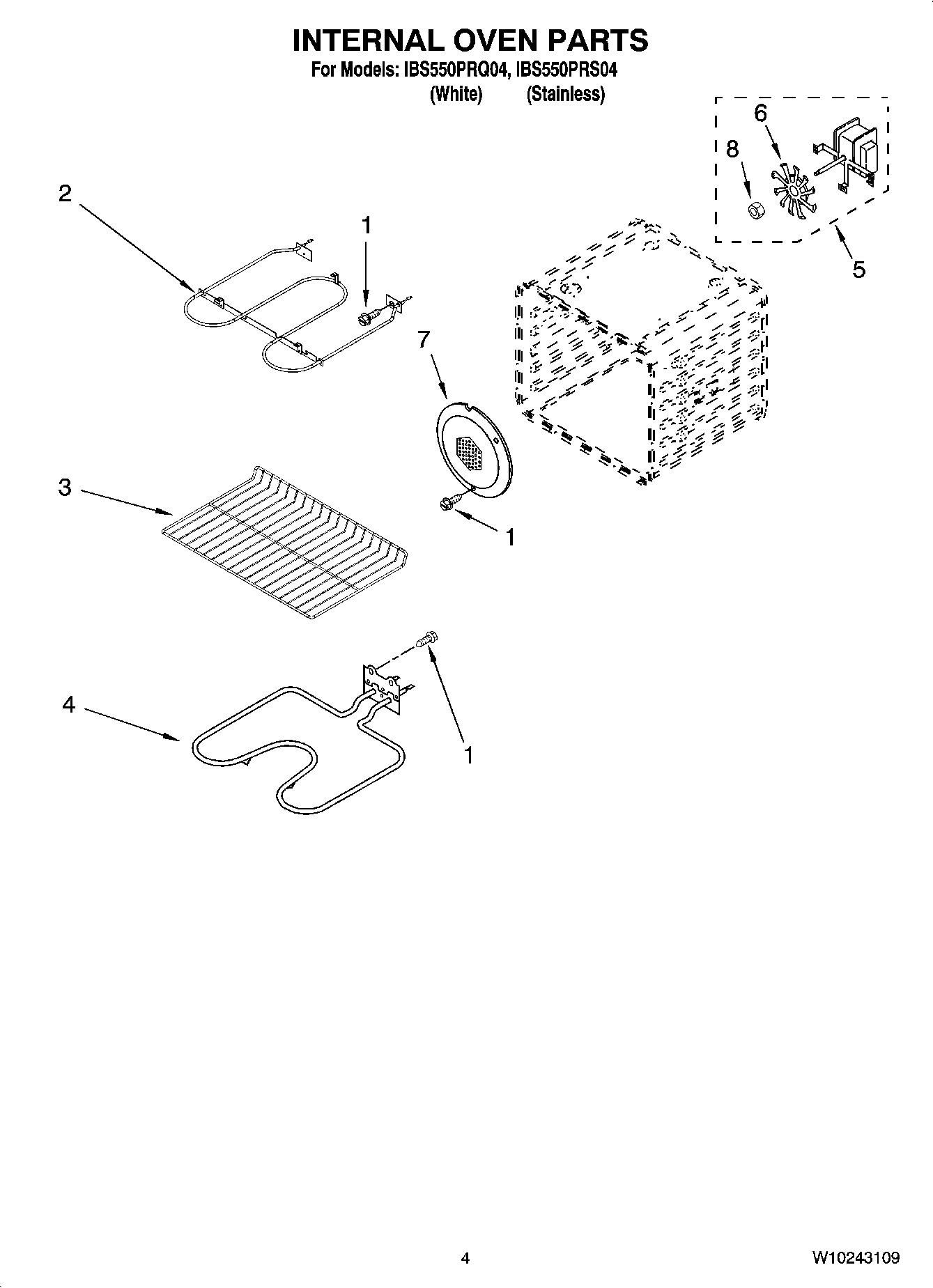 03 - INTERNAL OVEN PARTS