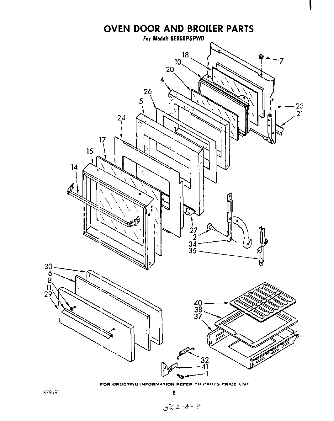 07 - OVEN DOOR AND BROILER