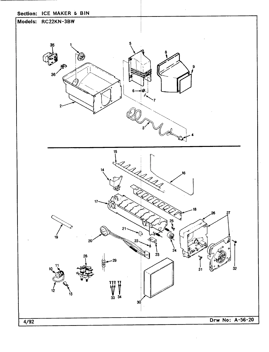 06 - ICE MAKER & BIN