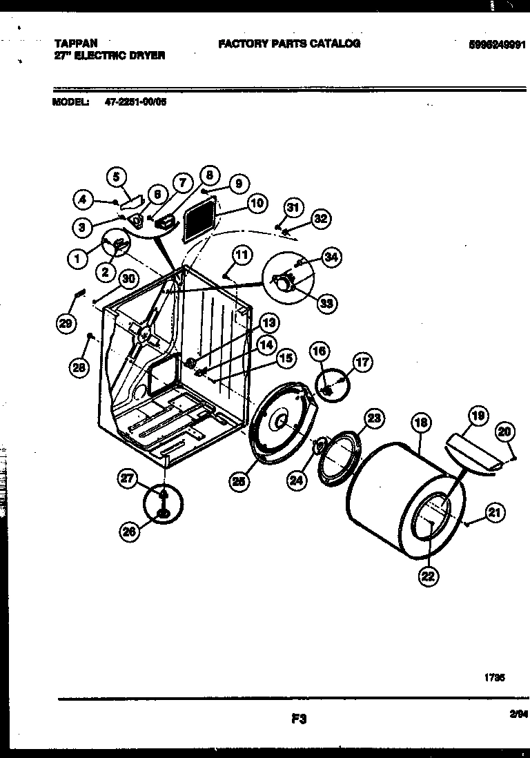 02 - CABINET AND COMPONENT PARTS