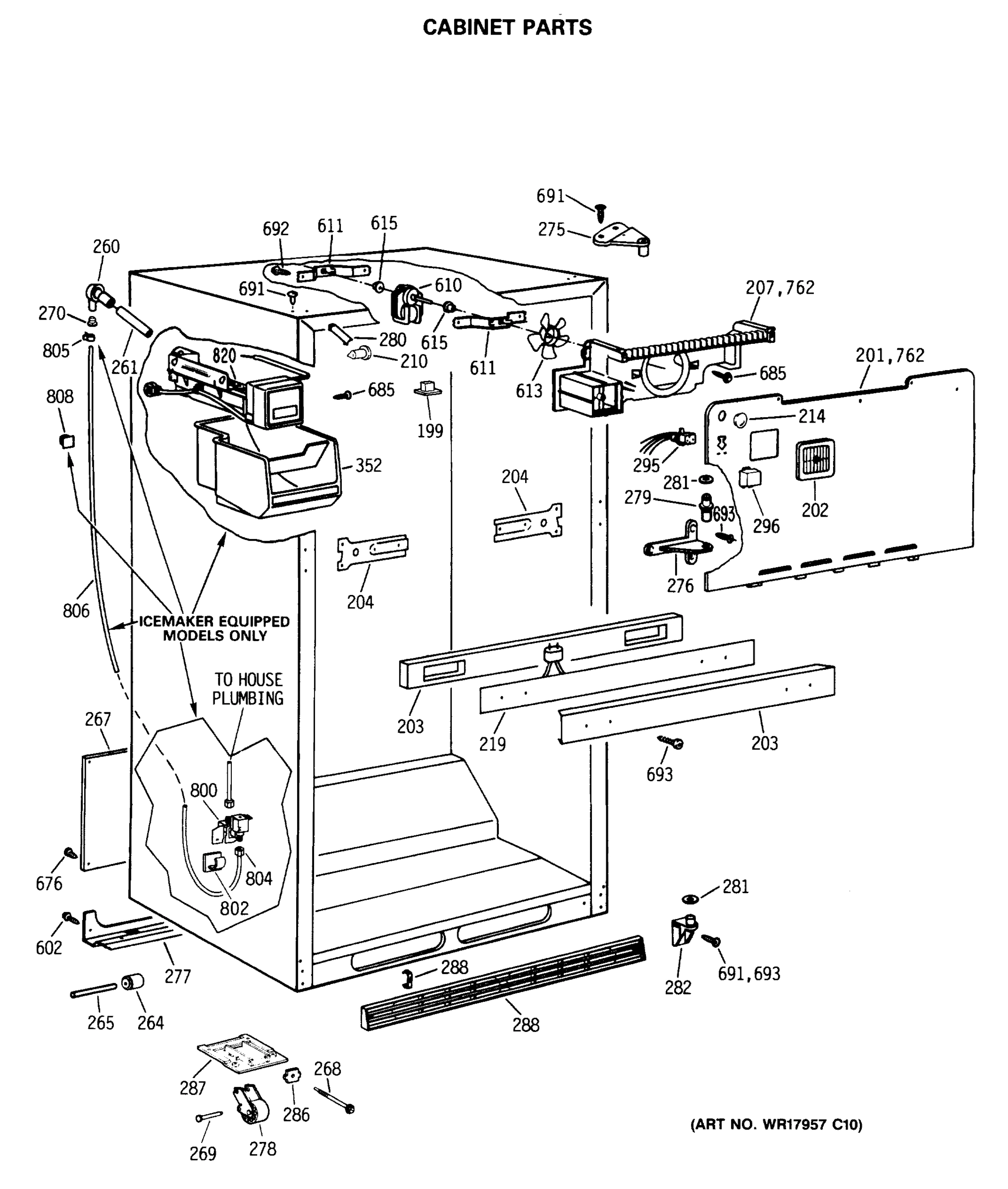 CABINET PARTS