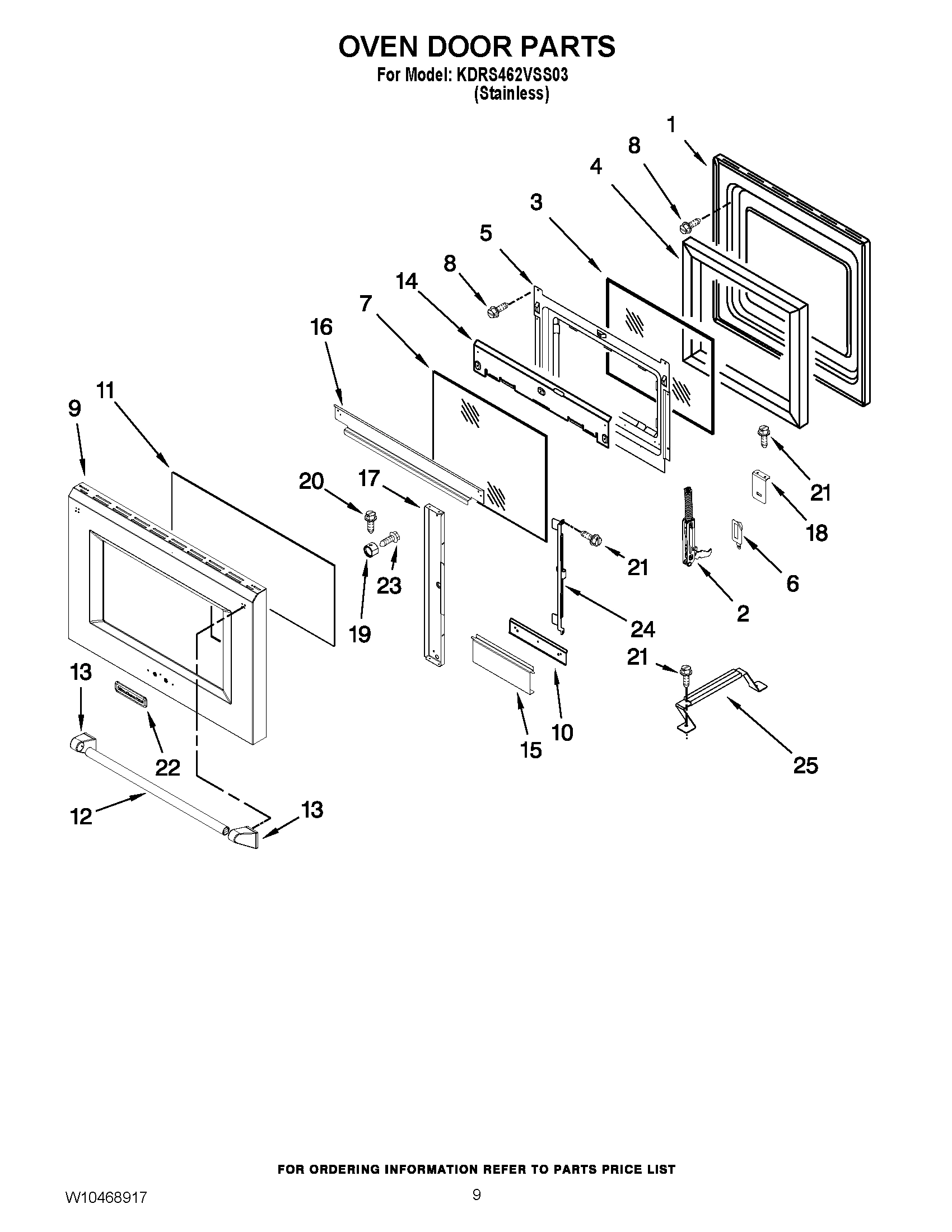 06 - OVEN DOOR PARTS