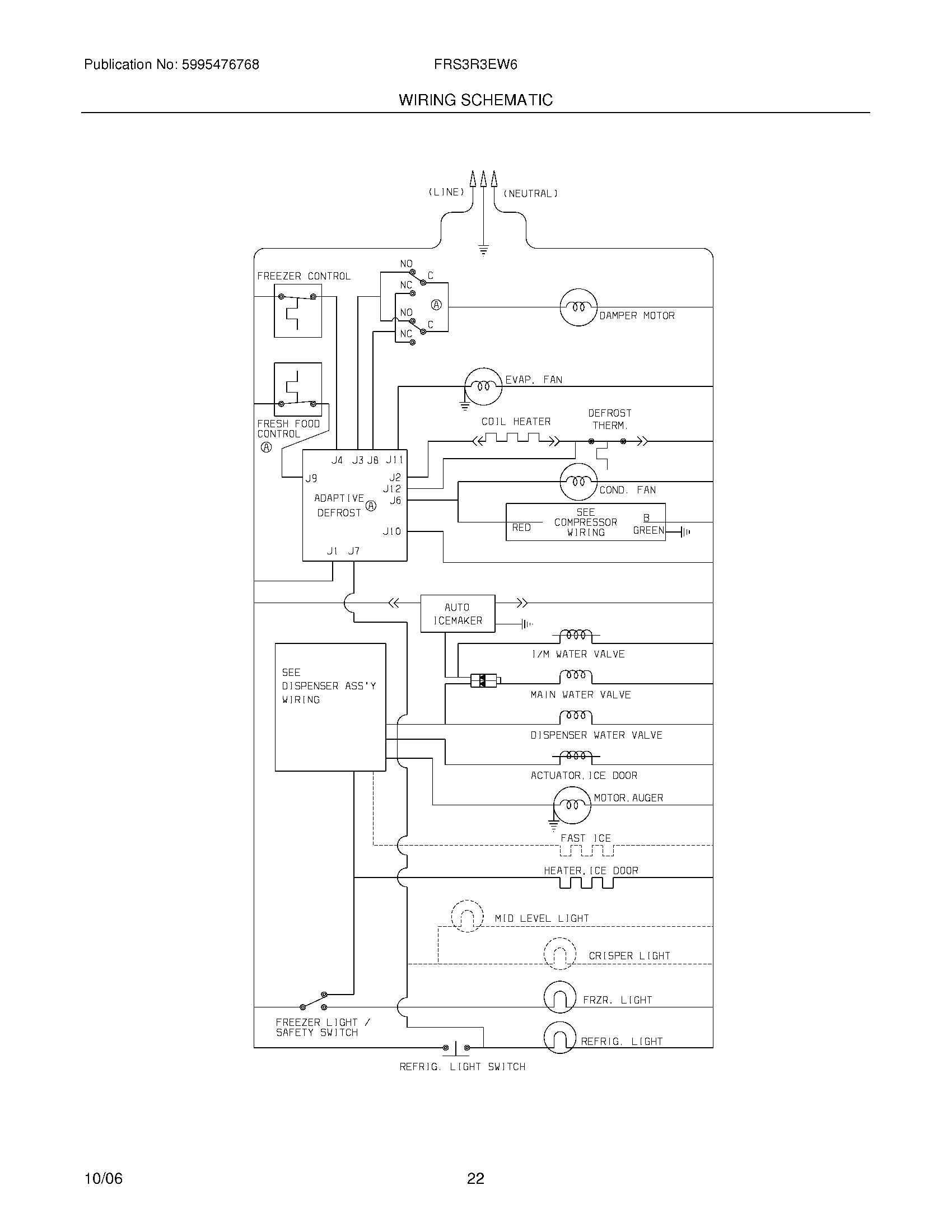 22 - WIRING SCHEMATIC