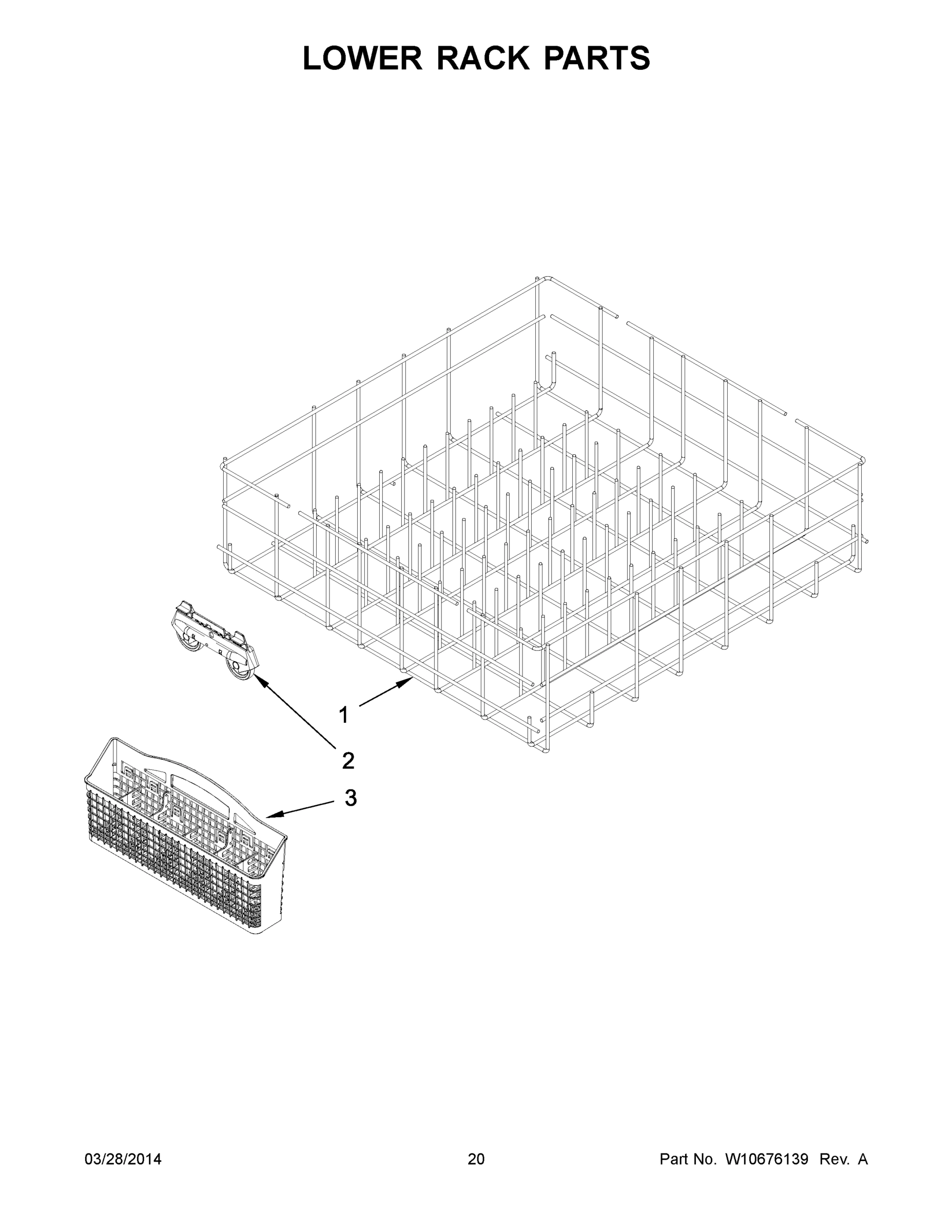 11 - LOWER RACK PARTS