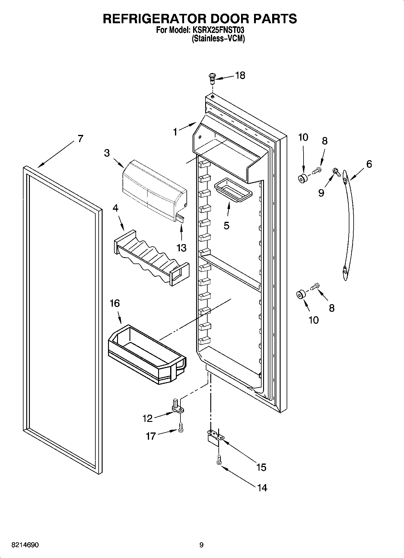 06 - REFRIGERATOR DOOR PARTS