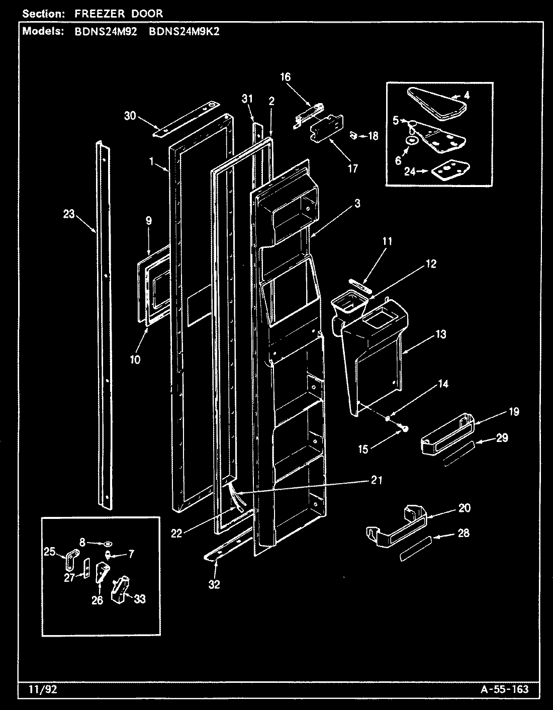 02 - FREEZER DOOR