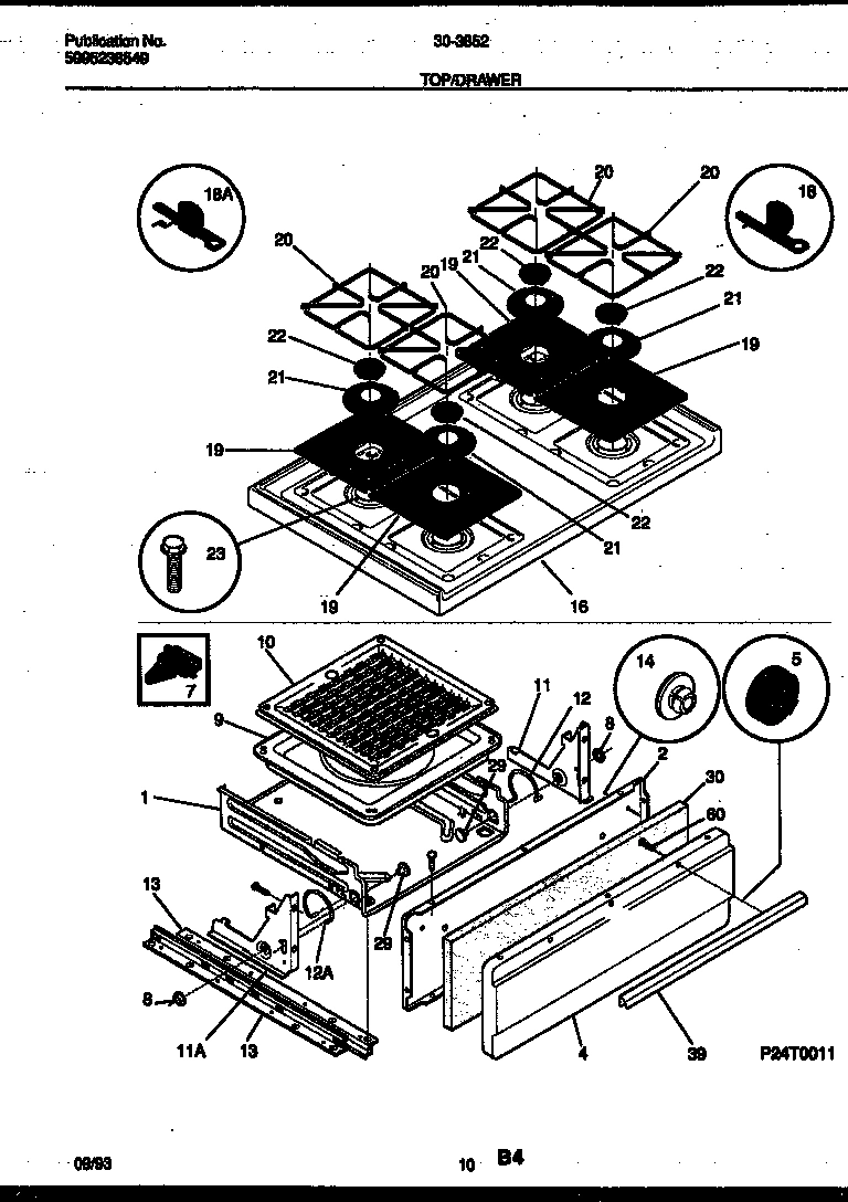 06 - COOKTOP AND BROILER DRAWER PARTS