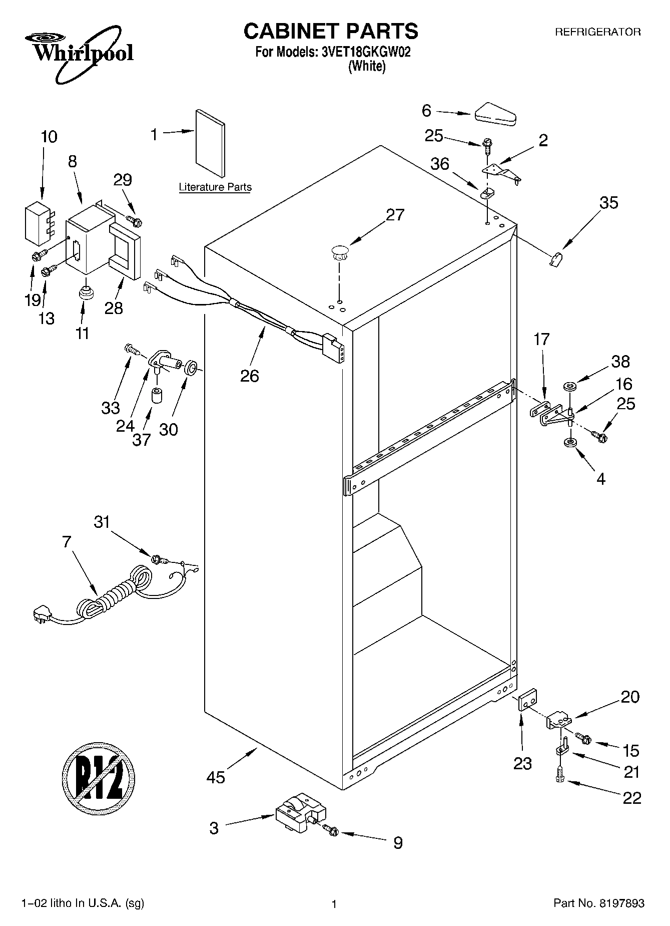 01 - CABINET, LITERATURE