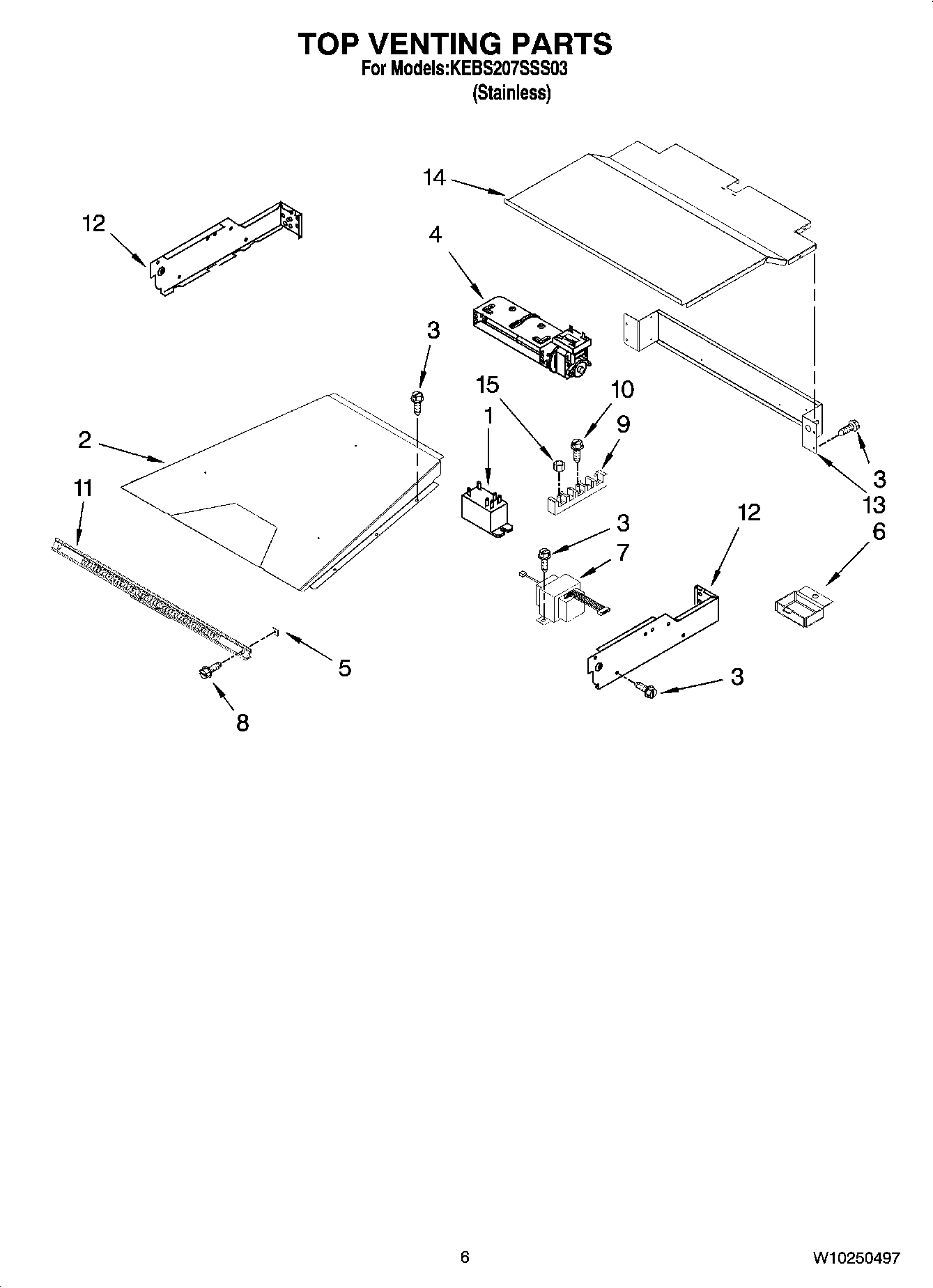 05 - TOP VENTING PARTS, OPTIONAL PARTS