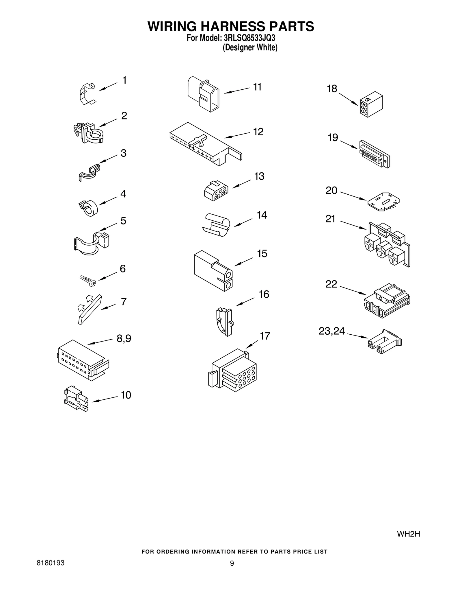 WIRING HARNESS PARTS