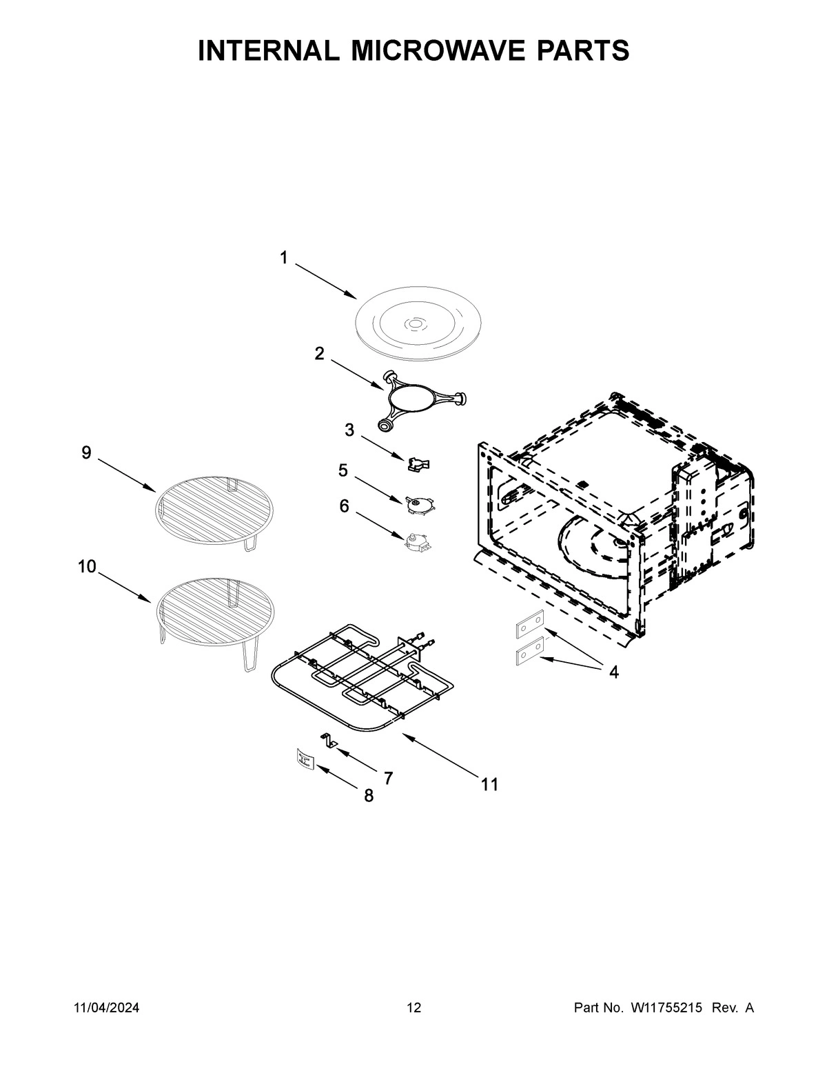 07 - INTERNAL MICROWAVE PARTS