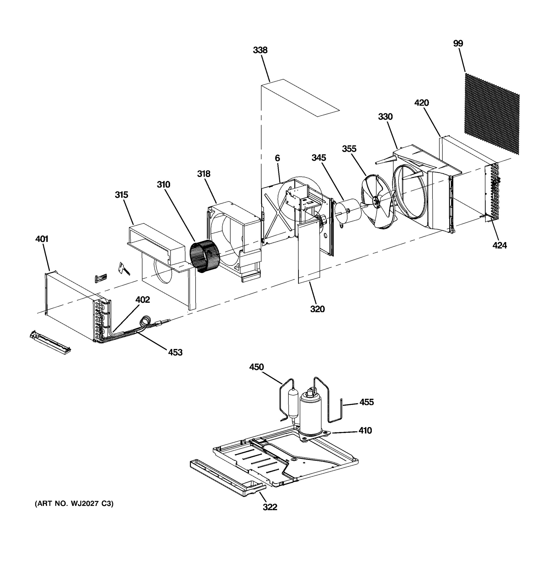 BASE PAN & UNIT PARTS