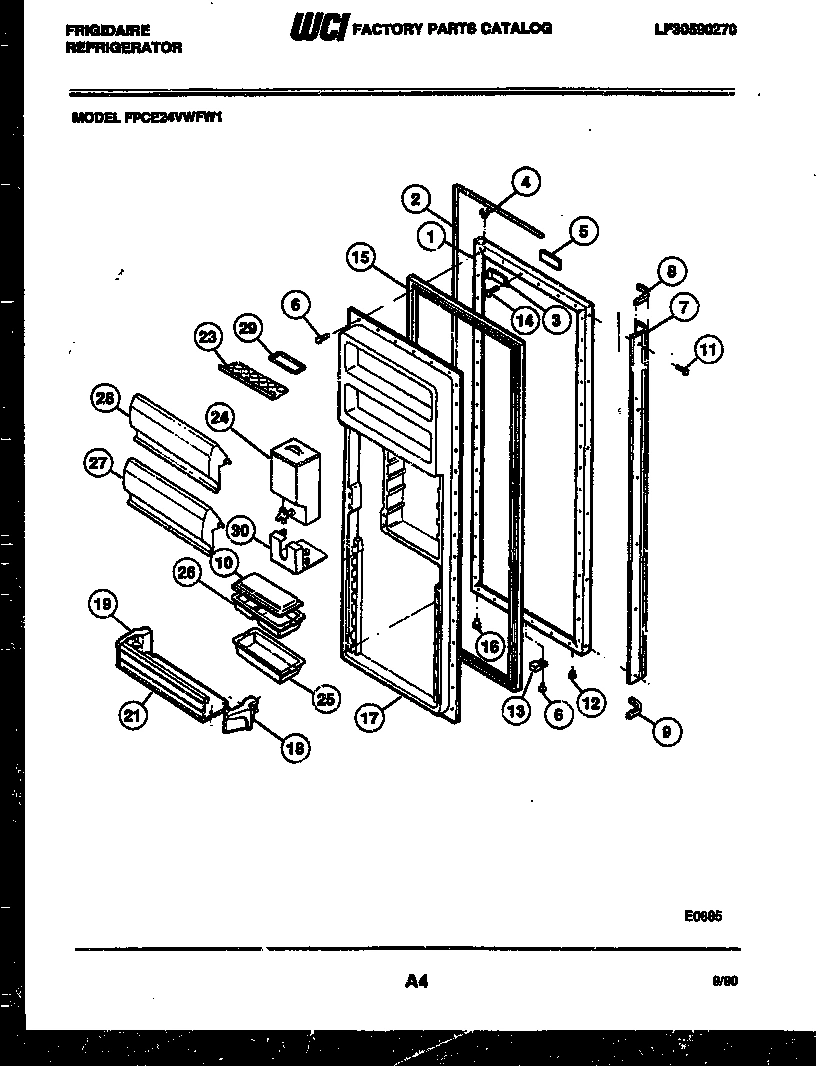 03 - REFRIGERATOR DOOR PARTS