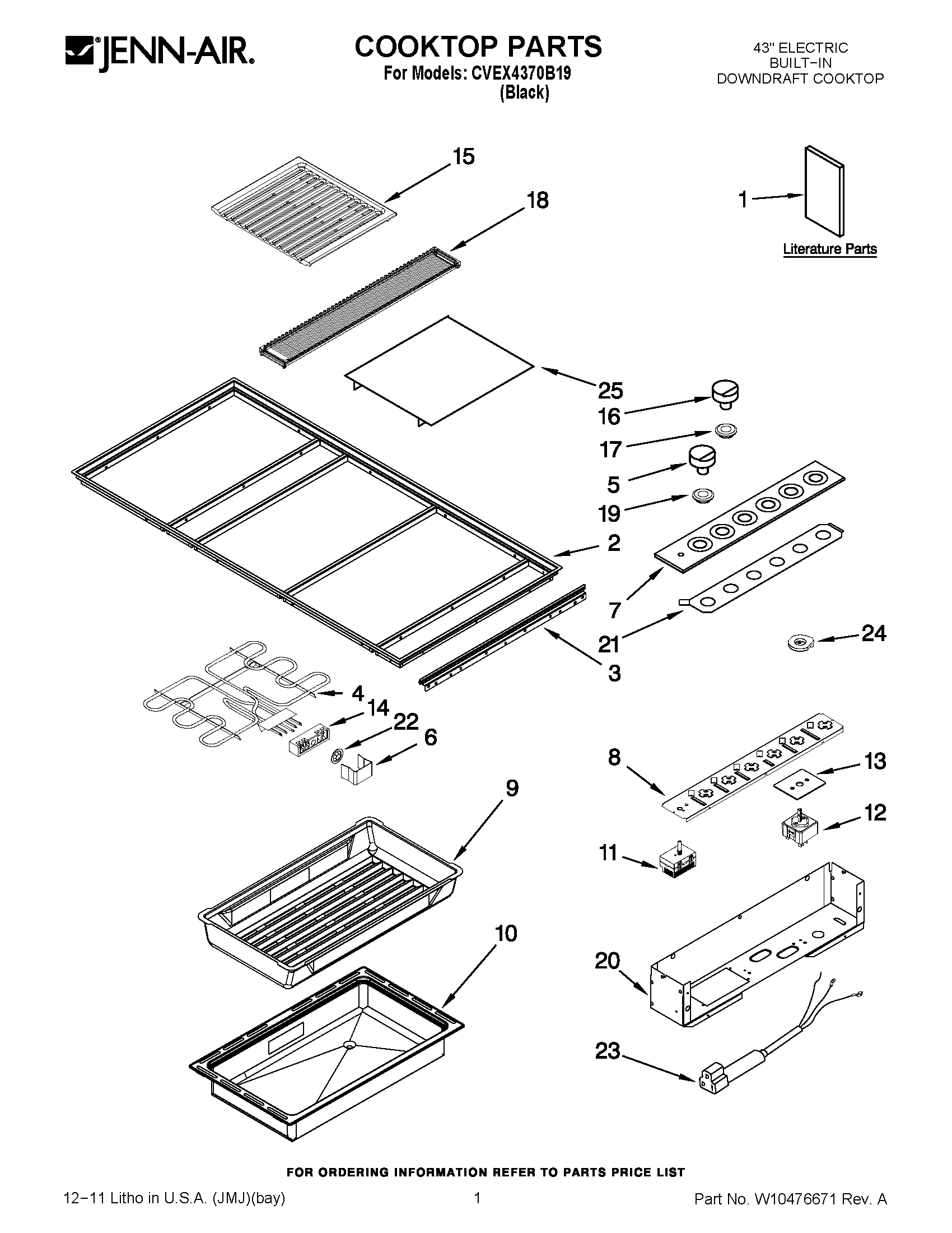 01 - COOKTOP PARTS