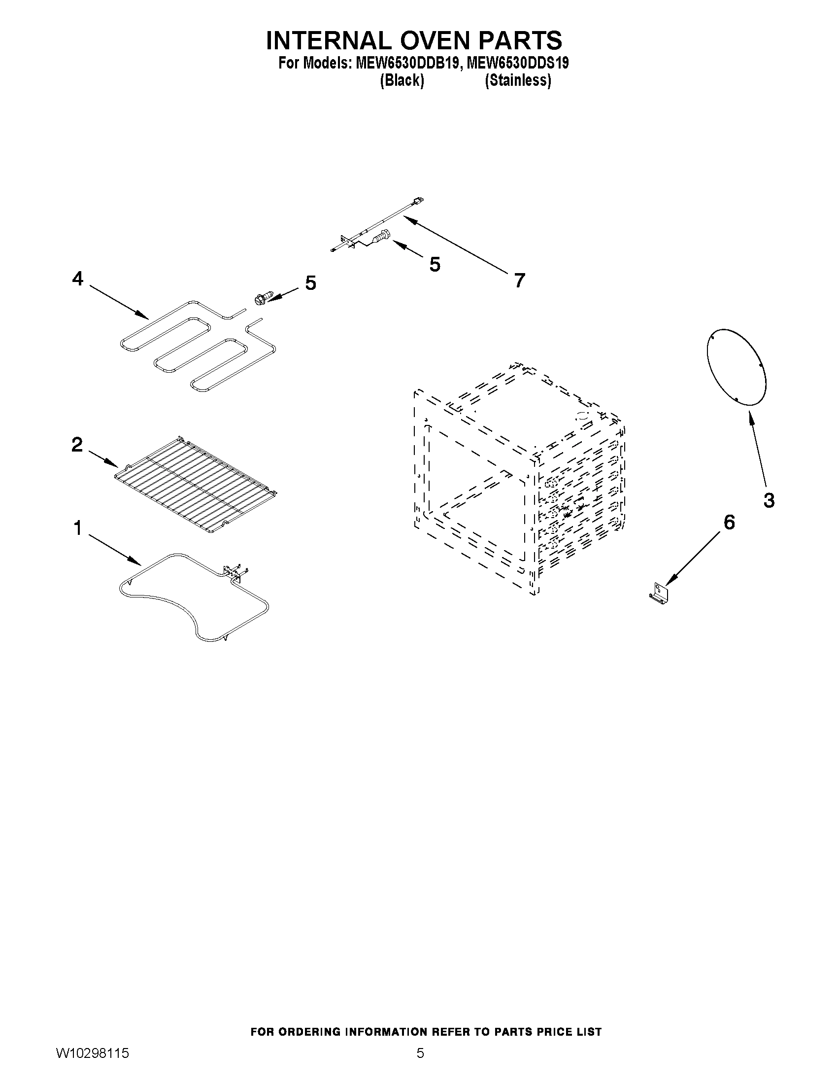 03 - INTERNAL OVEN PARTS