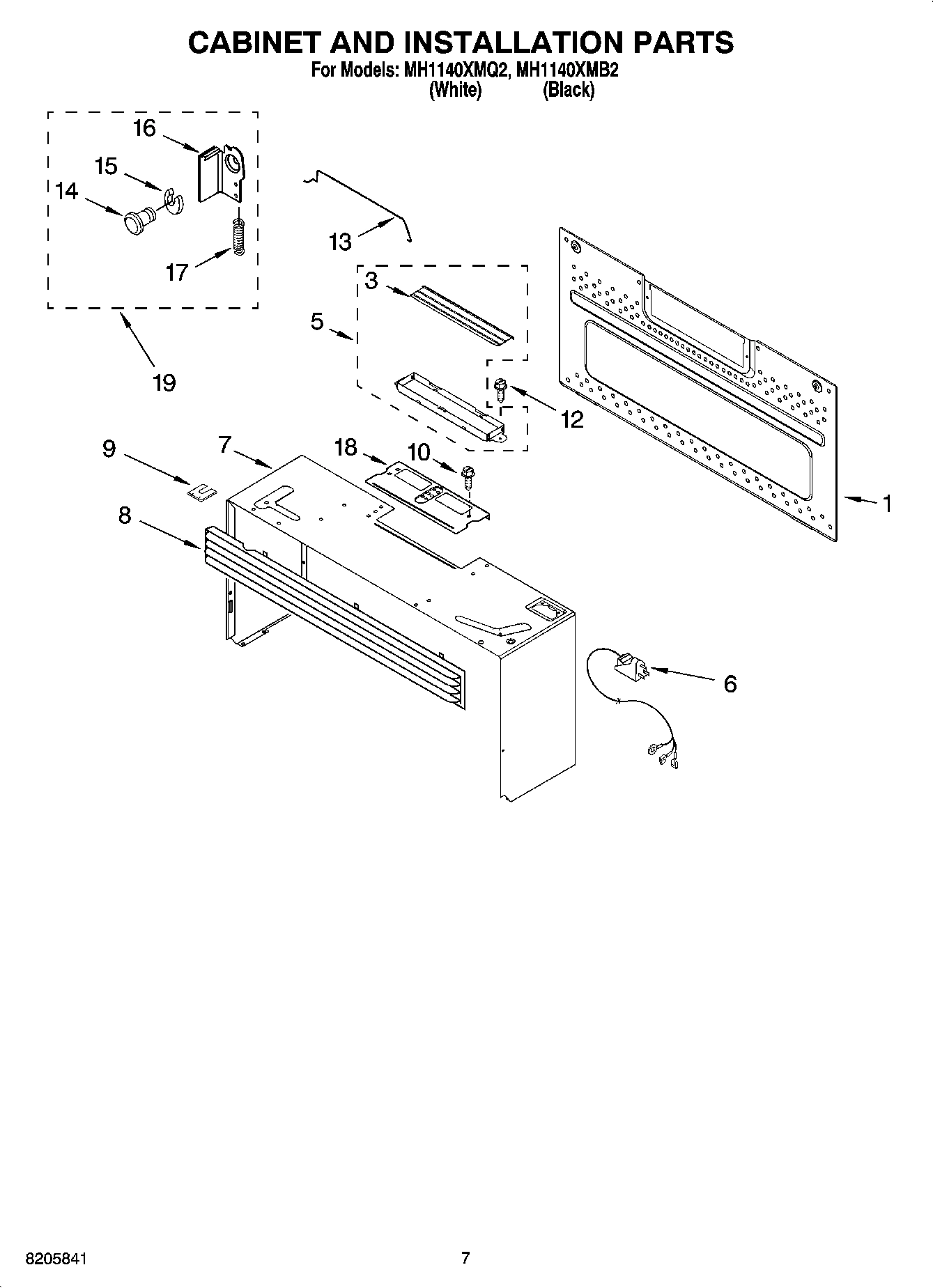 06 - CABINET AND INSTALLATION PARTS