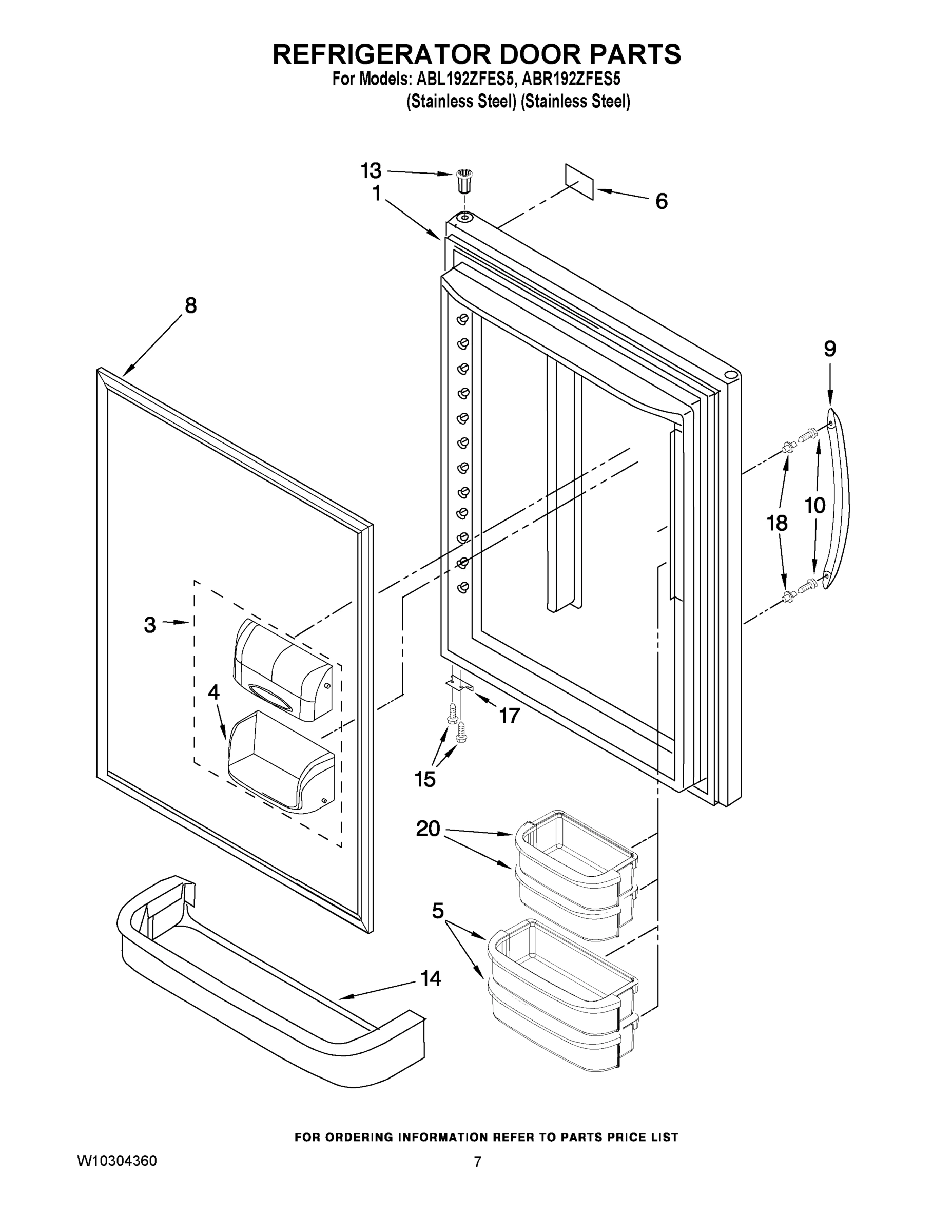 04 - REFRIGERATOR DOOR PARTS