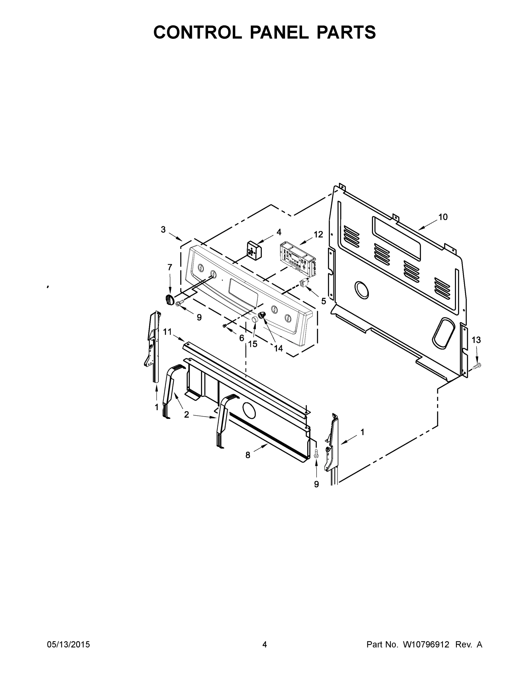 03 - CONTROL PANEL PARTS