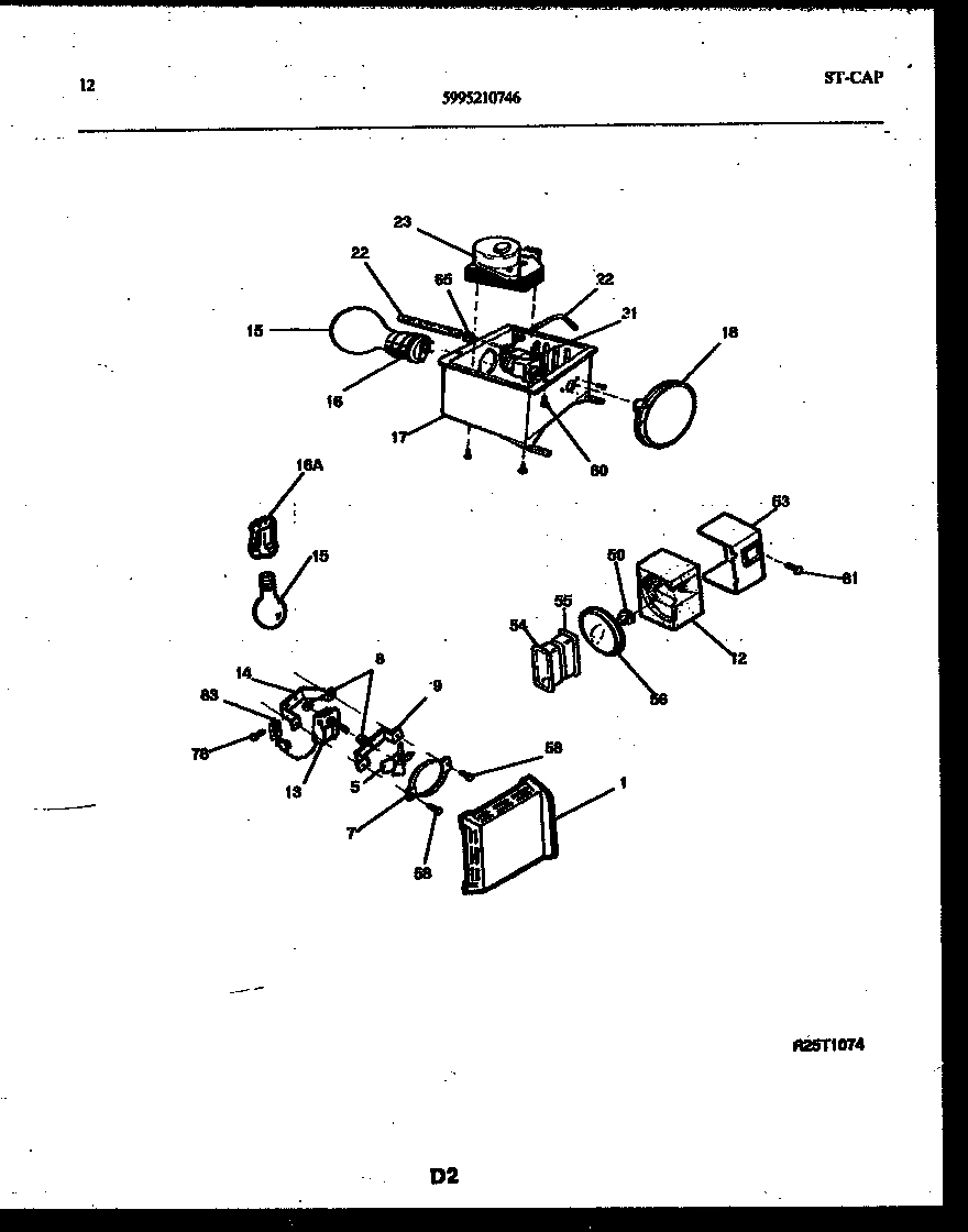 07 - REFRIGERATOR CONTROL ASSEMBLY, DAMP