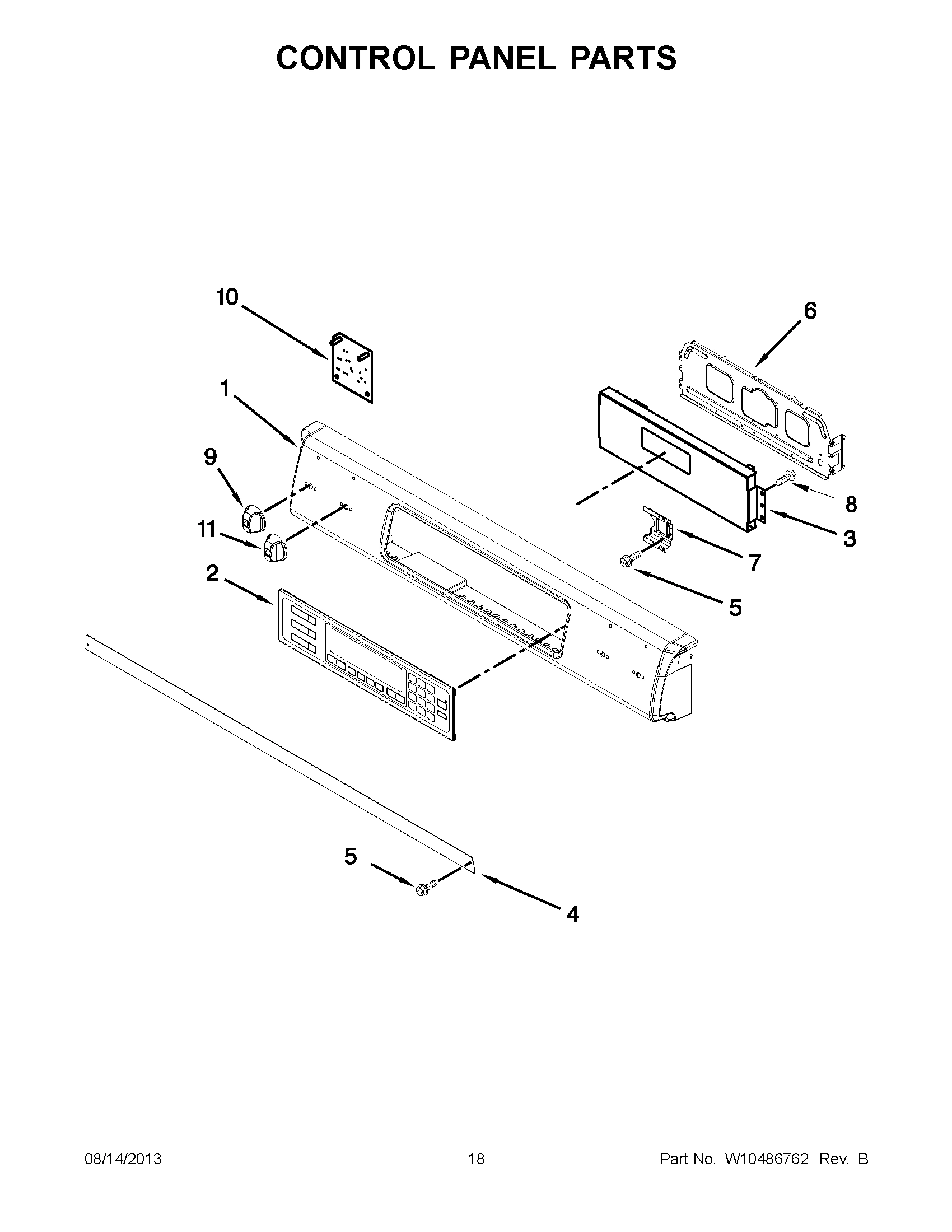 09 - CONTROL PANEL PARTS